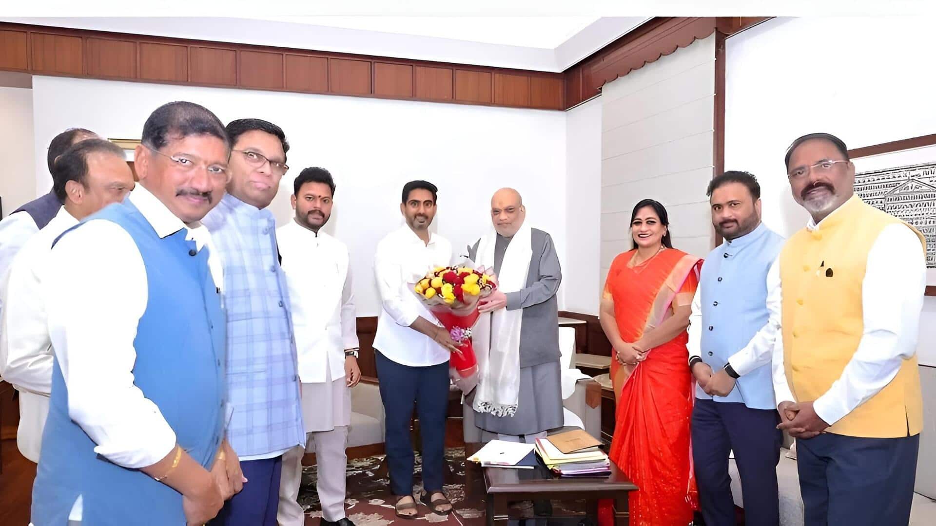 Nara Lokesh: ఏపీలో 'మొంథా' విధ్వంసం.. నష్టం రూ.6,352 కోట్లు… అమిత్‌ షాకు నివేదిక సమర్పించిన మంత్రి లోకేశ్