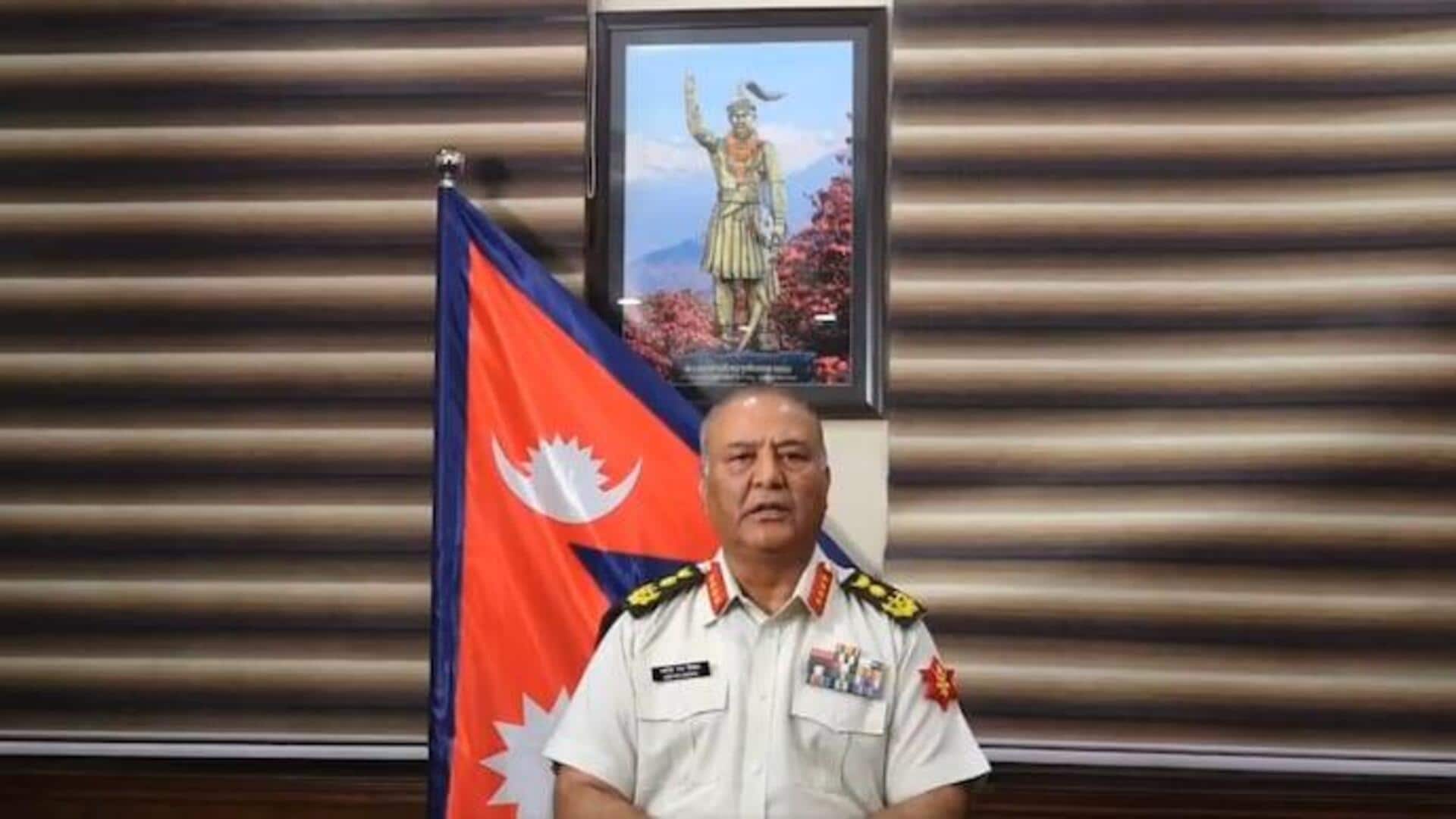 Nepal Army chief: నేపాల్ ఆర్మీ చీఫ్ వెనుక హిందూ రాజు చిత్రం.. ఇది దేనికి సంకేతం..? Nepal Army chief: నేపాల్ ఆర్మీ చీఫ్ వెనుక హిందూ రాజు చిత్రం.. ఇది దేనికి సంకేతం..?