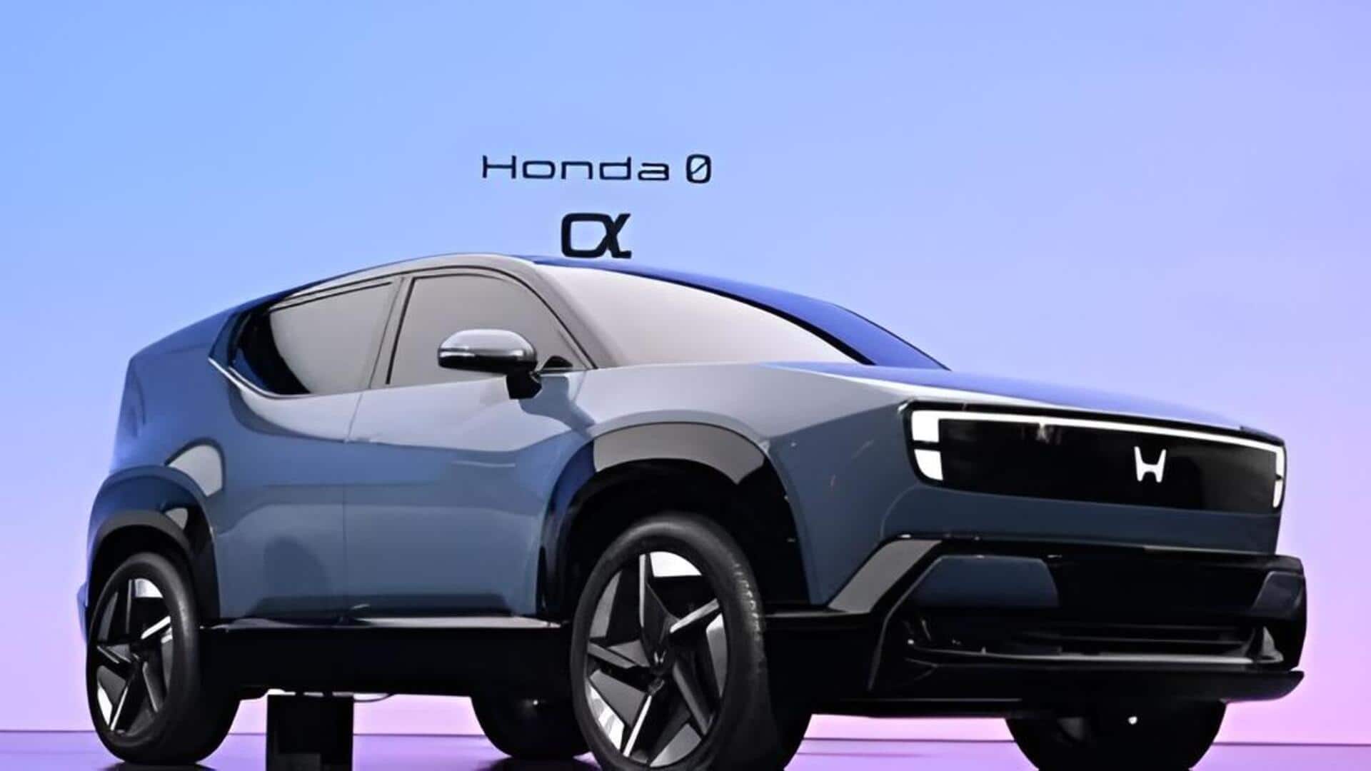 Honda 0 Alpha : అదిరిపోయే లుక్‌తో హోండా 0 ఆల్ఫా.. టీజర్‌తో అంచనాలు పెంచిన కంపెనీ