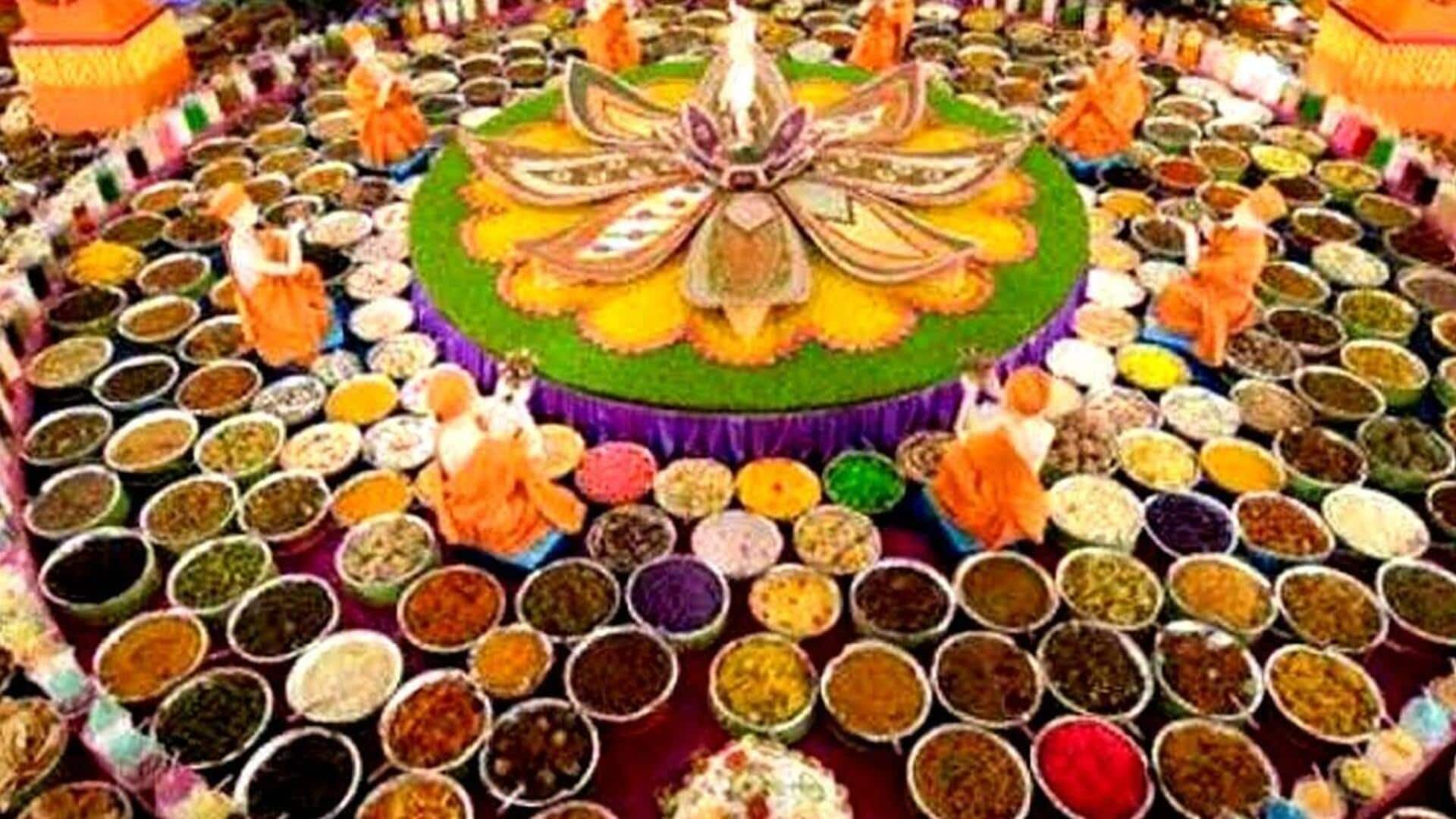Janmashtami 2025: జన్మాష్టమి రోజున 56 రకాల పదార్ధాలను నైవేద్యం ఎందుకు సమర్పిస్తారంటే..? Janmashtami 2025: జన్మాష్టమి రోజున 56 రకాల పదార్ధాలను నైవేద్యం ఎందుకు సమర్పిస్తారంటే..?
