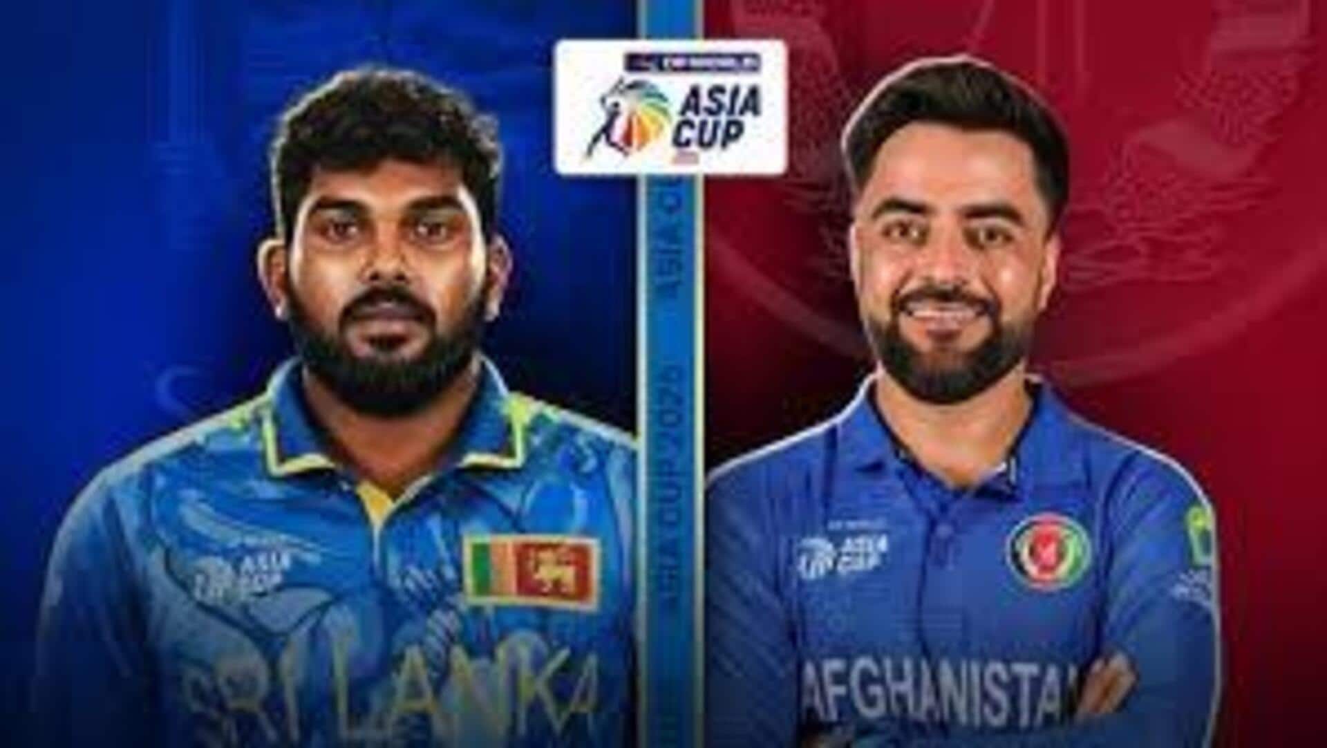 SL vs AFG : సూపర్‌-4 రేసులో ఉత్కంఠ.. శ్రీలంక‌,అఫ్గానిస్తాన్ జ‌ట్ల మ‌ధ్య కీల‌క మ్యాచ్..  