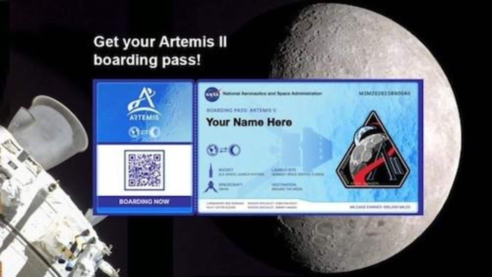 NASA's Artemis II Mission: మీ పేరును నాసా ఆర్టెమిస్ II మిషన్లో స్పేస్కి పంపండి: ఎలా అప్లై చేయాలంటే? NASA's Artemis II Mission: మీ పేరును నాసా ఆర్టెమిస్ II మిషన్లో స్పేస్కి పంపండి: ఎలా అప్లై చేయాలంటే?