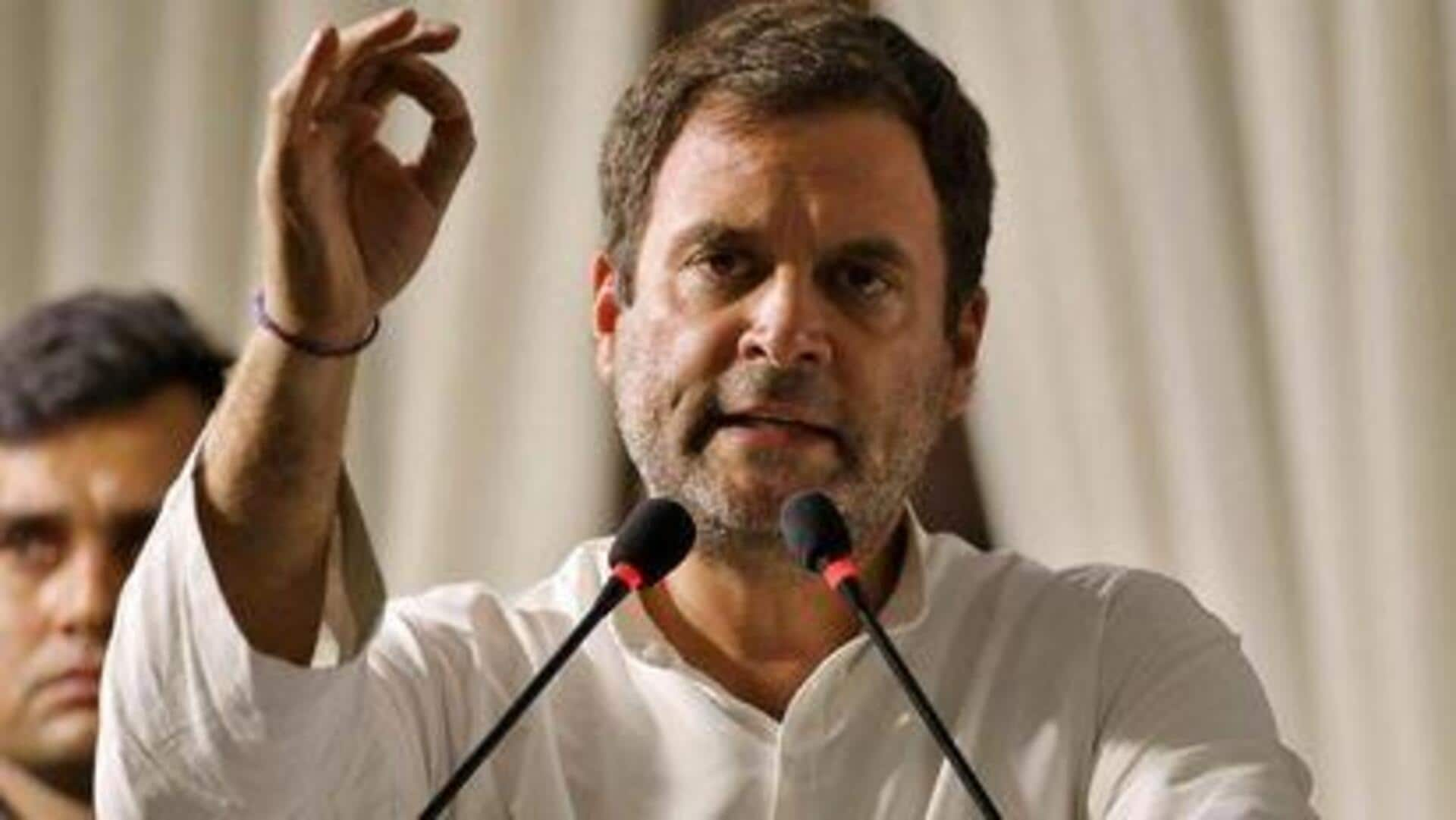 Rahul Gandi: దేశ ఆర్థిక వ్యవస్థ క్షీణతకు మోదీ ప్రభుత్వ చర్యలే కారణం 