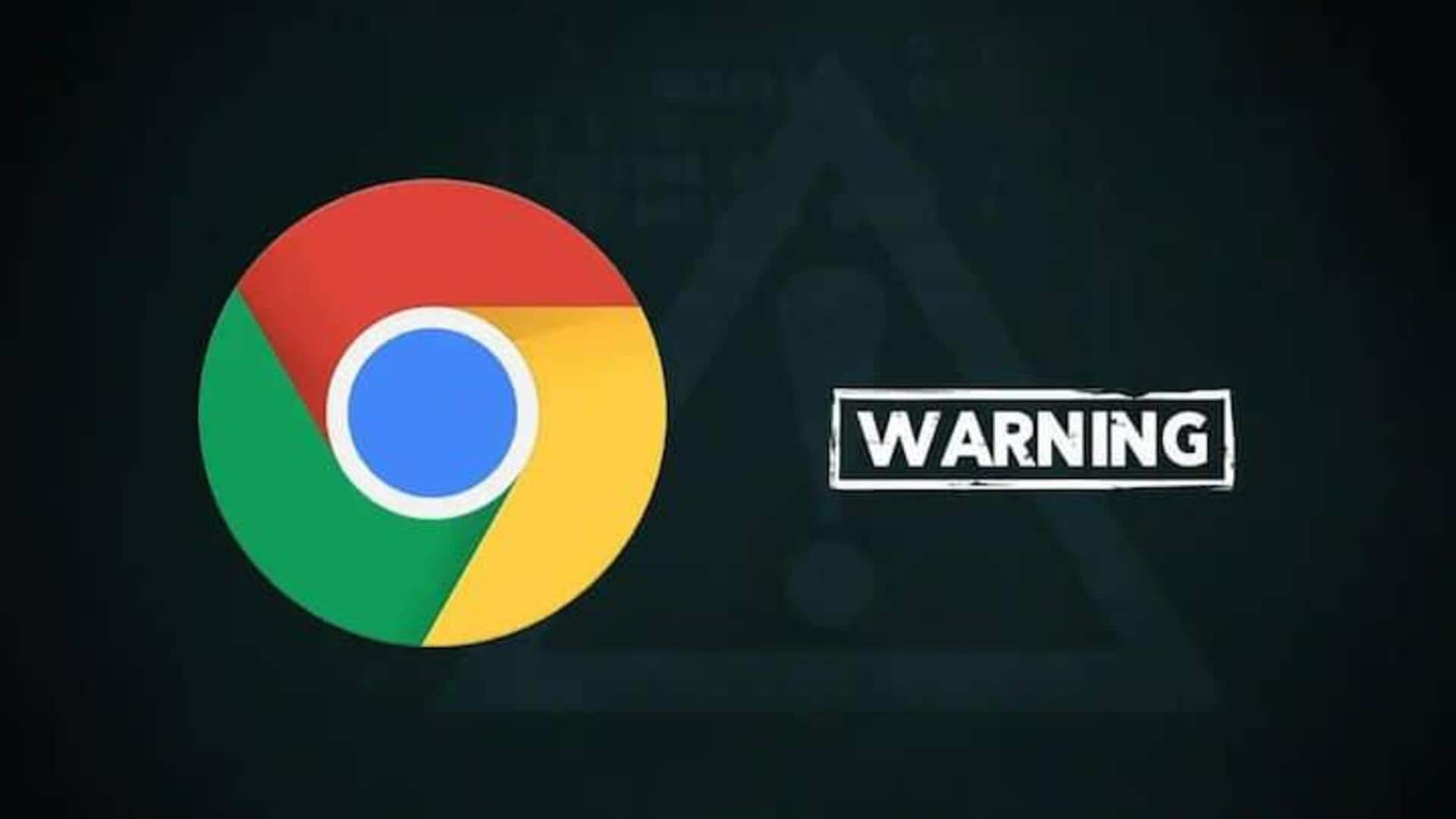 Google Chrome: గూగుల్ క్రోమ్ బ్రౌజర్‌లు వాడే వాళ్లకు కేంద్రం కీలక హెచ్చరికలు జారీ..వెంటనే అప్‌డేట్ చేసుకోకపోతే ముప్పు 