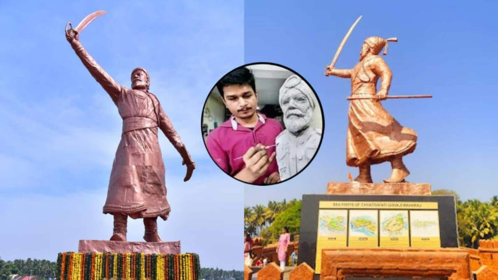 Maharastra: ఛత్రపతి శివాజీ మహరాజ్ విగ్రహం తయారుచేసిన శిల్పి జైదీప్ ఆప్టే అరెస్టు 