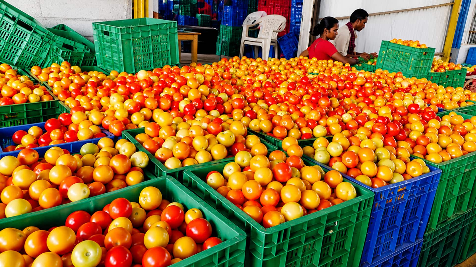 Tomato: మదనపల్లె టమాటా రైతులకు చుక్కలు.. మార్కెట్‌లో కొనుగోలుదారులే కరువు