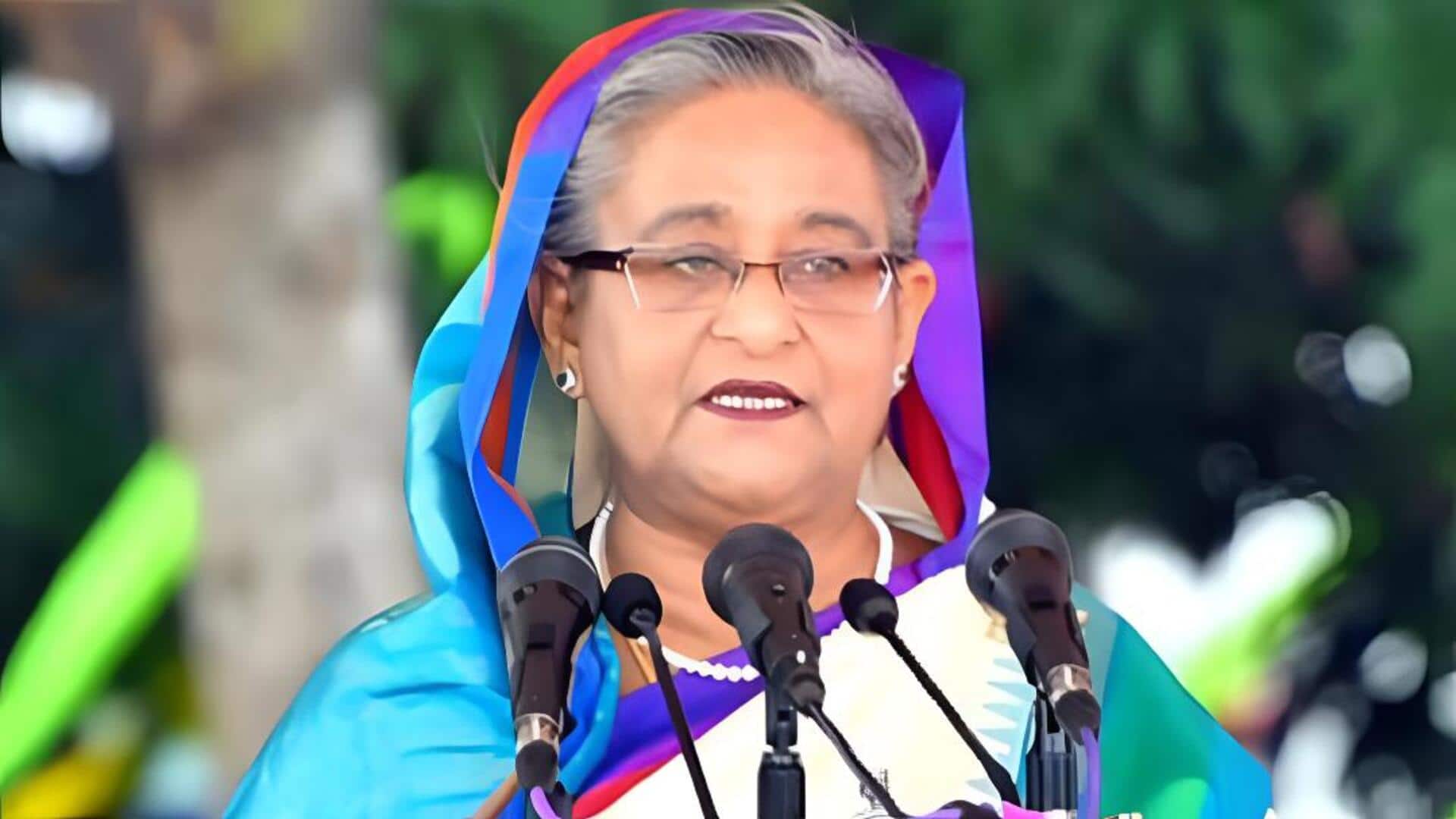 Sheikh Hasina: తాత్కాలిక ప్రభుత్వం దేశాన్ని అంధకారంలోకి  నెట్టేశారు: షేక్‌ హసీనా 