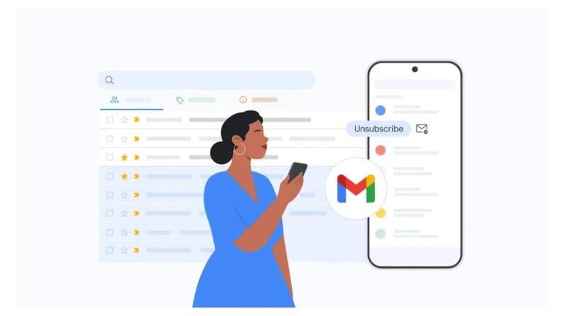 Gmail new feature: జీమెయిల్లో కొత్త ఫీచర్.. ప్రమోషనల్ మెయిల్స్ను ఒక్క క్లిక్తో అడ్డుకోవచ్చు! Gmail new feature: జీమెయిల్లో కొత్త ఫీచర్.. ప్రమోషనల్ మెయిల్స్ను ఒక్క క్లిక్తో అడ్డుకోవచ్చు!