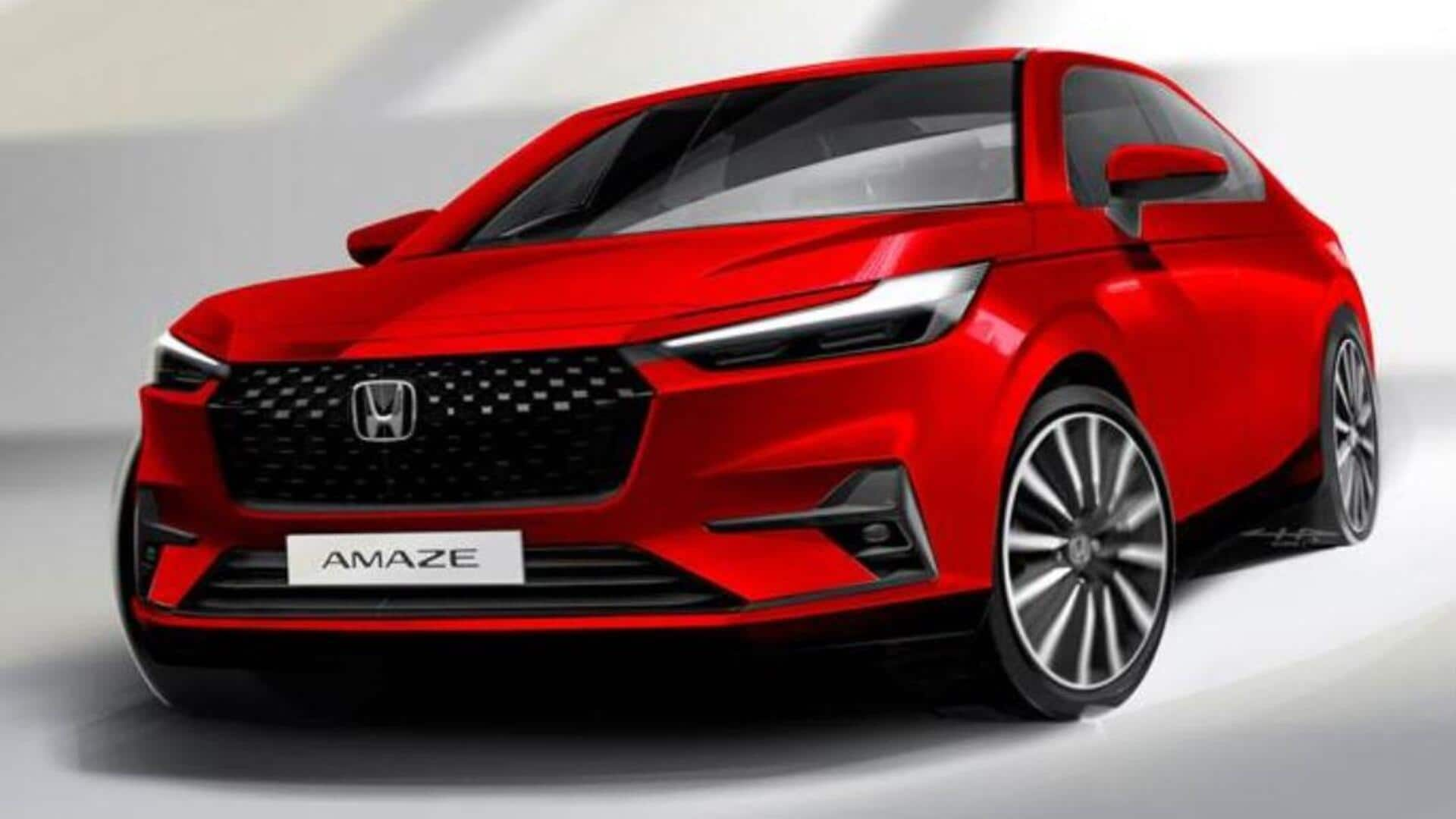 Honda Amaze: హోండా అమేజ్ కొత్త వెర్షన్.. డిసెంబర్ 4న లాంచ్‌కు సిద్ధం