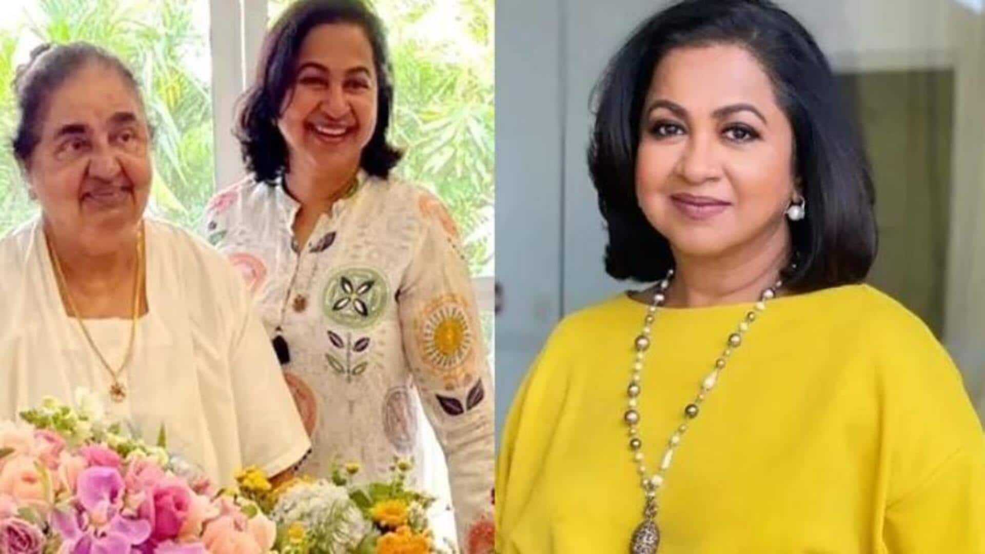 Radhika Sarathkumar : సీనియర్ నటి రాధిక శరత్కుమార్ తల్లి కన్నుమూత Radhika Sarathkumar : సీనియర్ నటి రాధిక శరత్కుమార్ తల్లి కన్నుమూత
