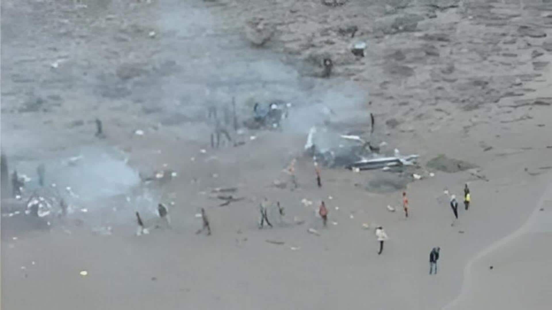 Helicopter crash: కిలిమంజారో పర్వత ప్రాంతంలో కుప్పకూలిన హెలికాప్టర్‌.. ఐదుగురు మృతి