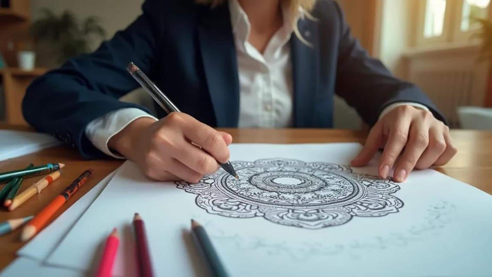 Mindful coloring: ఒత్తిడికి గుడ్‌బై చెప్పండి.. మైండ్‌ఫుల్ కలరింగ్‌తో మనసుకు ప్రశాంతత