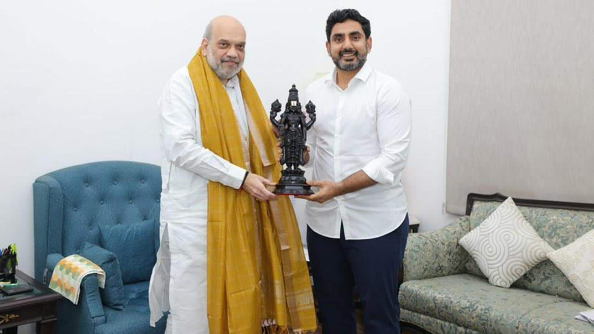 Nara Lokesh: అమిత్‌ షాతో మంత్రి లోకేశ్‌ భేటీ.. రాష్ట్ర అభివృద్ధిపై కీలక చర్చలు