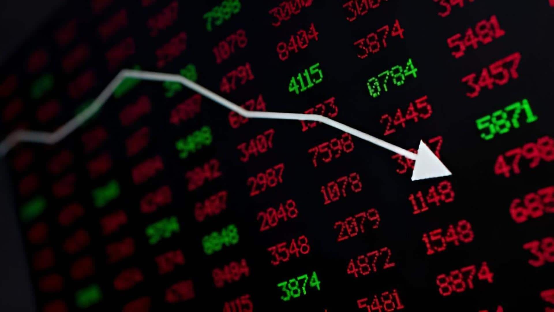 Stock market: స్టాక్‌ మార్కెట్లలో భారీ పతనం.. సెన్సెక్స్‌ 500 పాయింట్లు డౌన్‌.. 