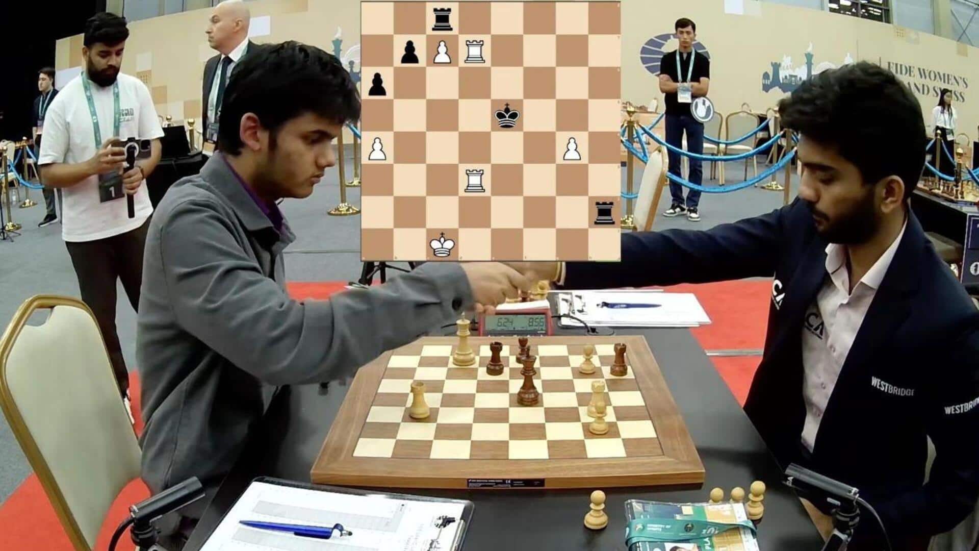 FIDE Grand Swiss: గుకేశ్కు షాకిచ్చిన యువ గ్రాండ్ మాస్టర్ అభిమన్యు మిశ్రా FIDE Grand Swiss: గుకేశ్కు షాకిచ్చిన యువ గ్రాండ్ మాస్టర్ అభిమన్యు మిశ్రా