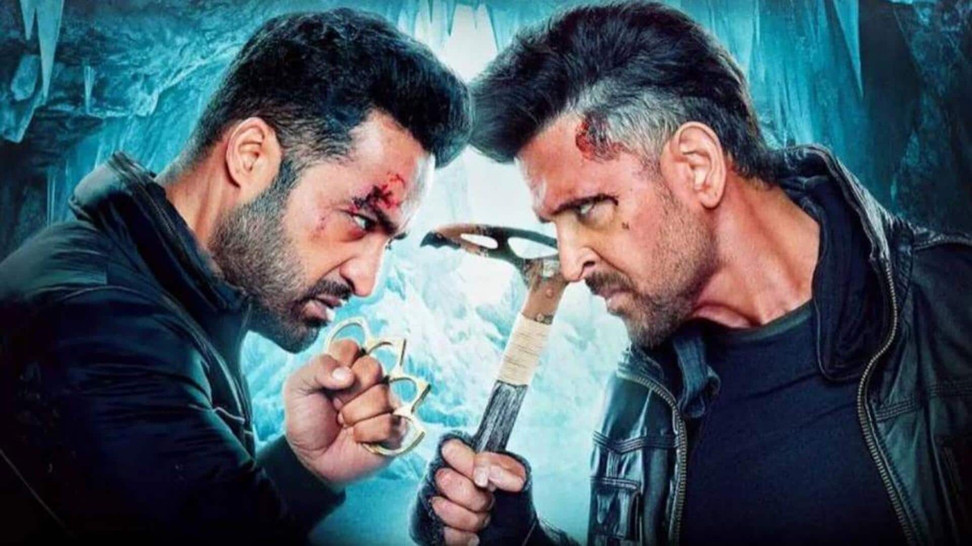 War 2 : 'వార్ 2' బడ్జెట్ బయటకు.. హృతిక్ రోషన్, ఎన్టీఆర్ రెమ్యునరేషన్ తెలిస్తే షాక్ అవ్వాల్సిందే! War 2 : 'వార్ 2' బడ్జెట్ బయటకు.. హృతిక్ రోషన్, ఎన్టీఆర్ రెమ్యునరేషన్ తెలిస్తే షాక్ అవ్వాల్సిందే!