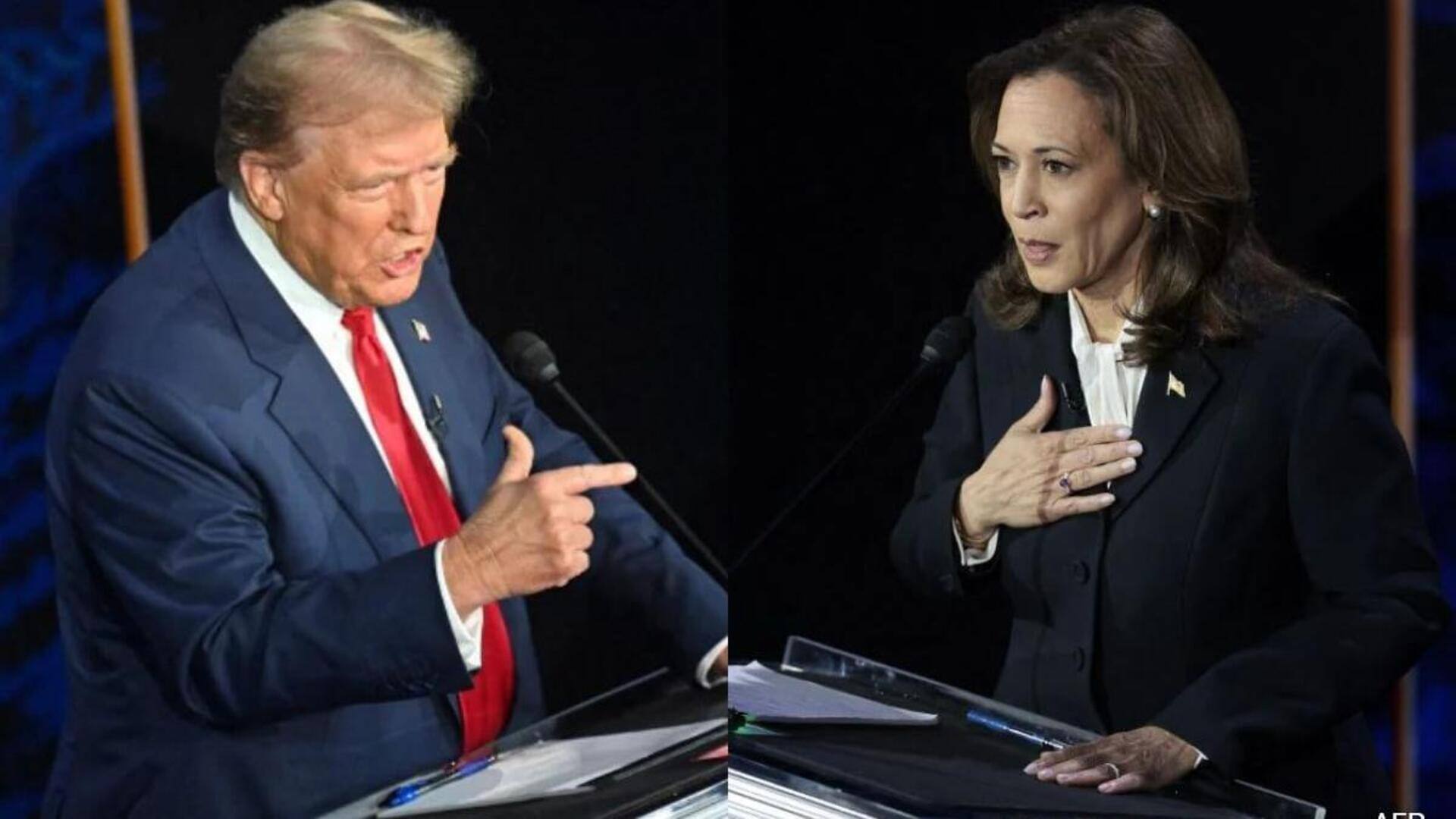 Trump Vs Harris: 'నేను జో బైడెన్ కాదు, ఖచ్చితంగా ట్రంప్ లాగా కాదు'.. ట్రంప్‌, హారిస్‌ మధ్య మాటల యుద్ధం