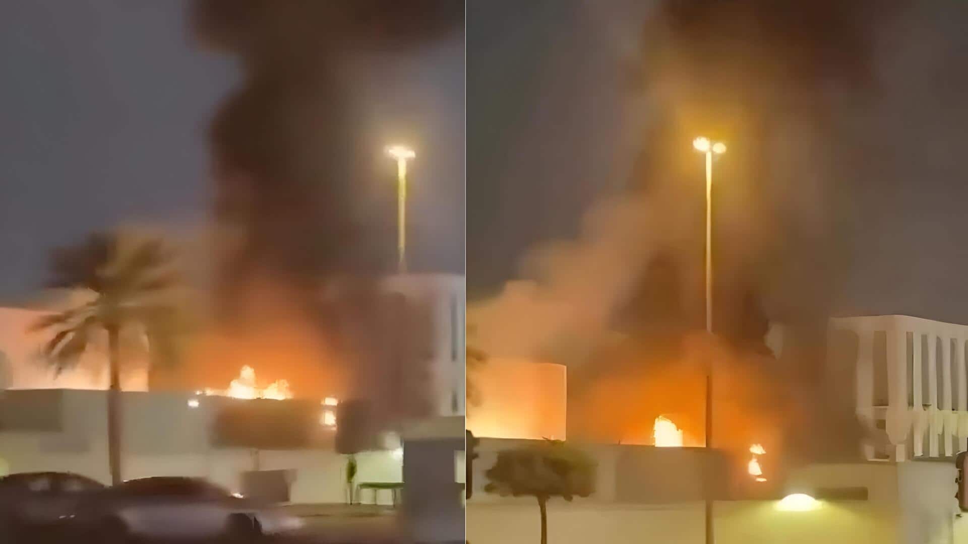 Video: దుబాయ్‌లోని అమెరికా కాన్సులేట్ సమీపంలో ఇరాన్‌ డ్రోన్ దాడి