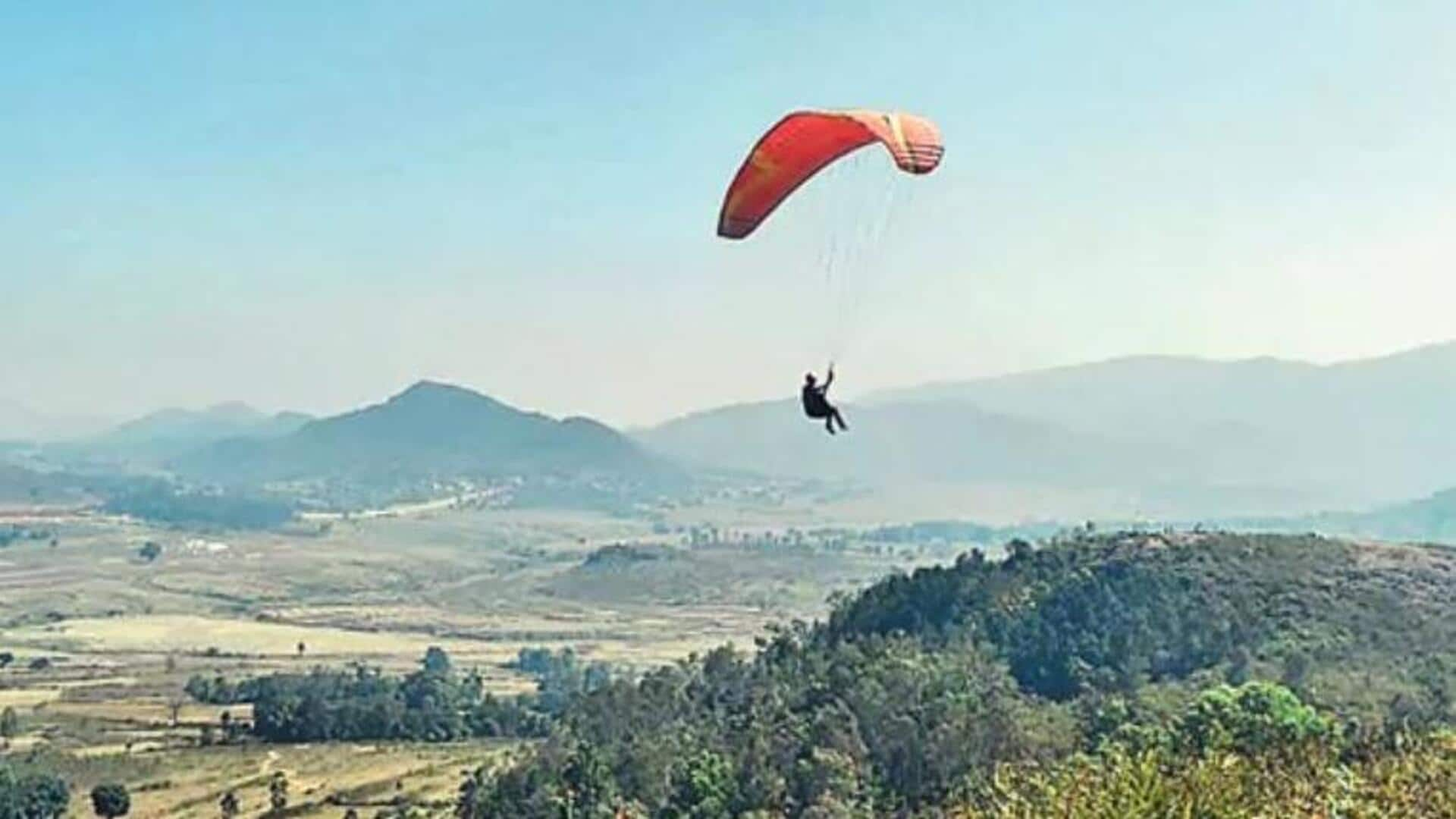 Para Gliding: అరకు ఉత్సవాలకు ముందు పారా గ్లైడింగ్‌ ట్రయల్ విజయవంతం