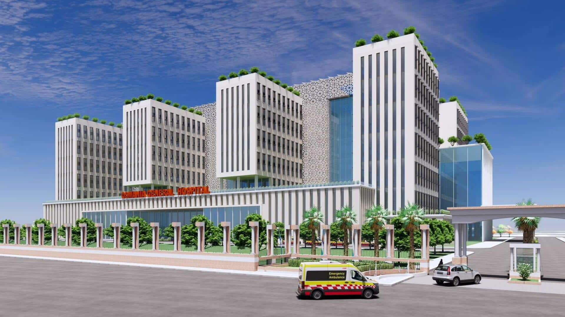 New Osmania Hospital: నూతన ఉస్మానియా ఆసుపత్రి భవన నిర్మాణ పనులు ప్రారంభం