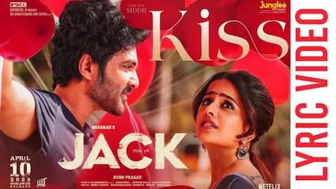 JACK: 'జాక్‌' నుంచి 'కిస్‌' మెలోడీ రిలీజ్..  వైష్ణవితో ముద్దుకోసం సిద్ధు తంటాలు..  