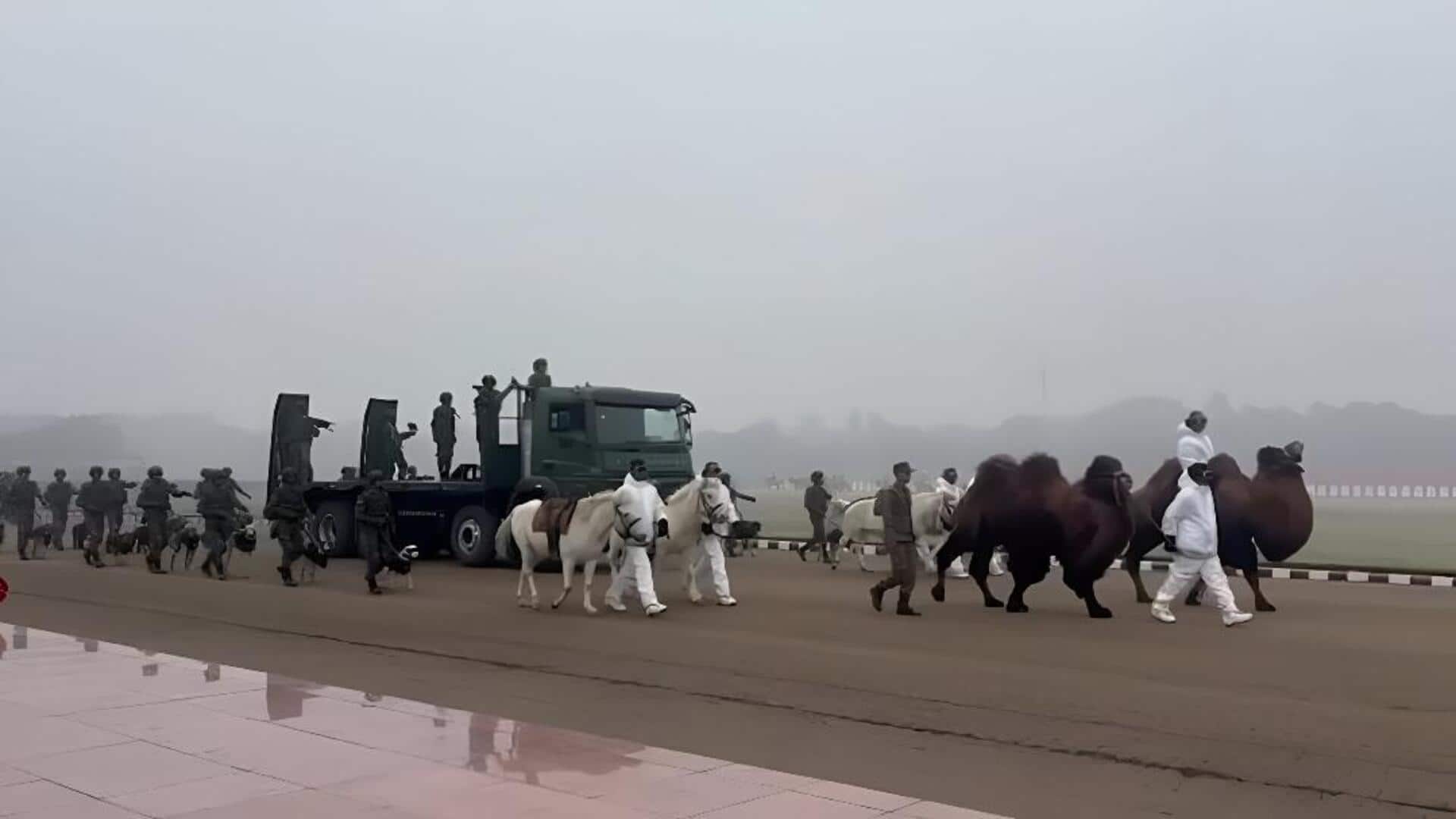 Animal Contingent: గణతంత్ర దినోత్సవ పరేడ్‌లో తొలి 'యానిమల్‌ కంటింజెంట్‌' ప్రదర్శన