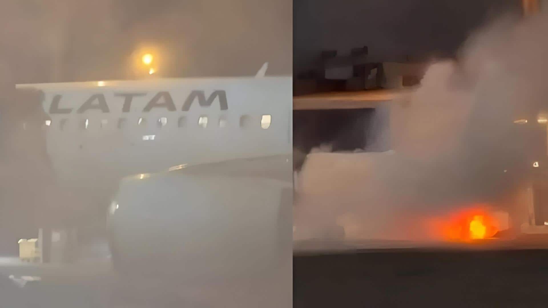 Brazil: టేకాఫ్ అవుతుండగా అగ్నిప్రమాదం.. విమానంలో 180 మంది ప్రయాణికులు!