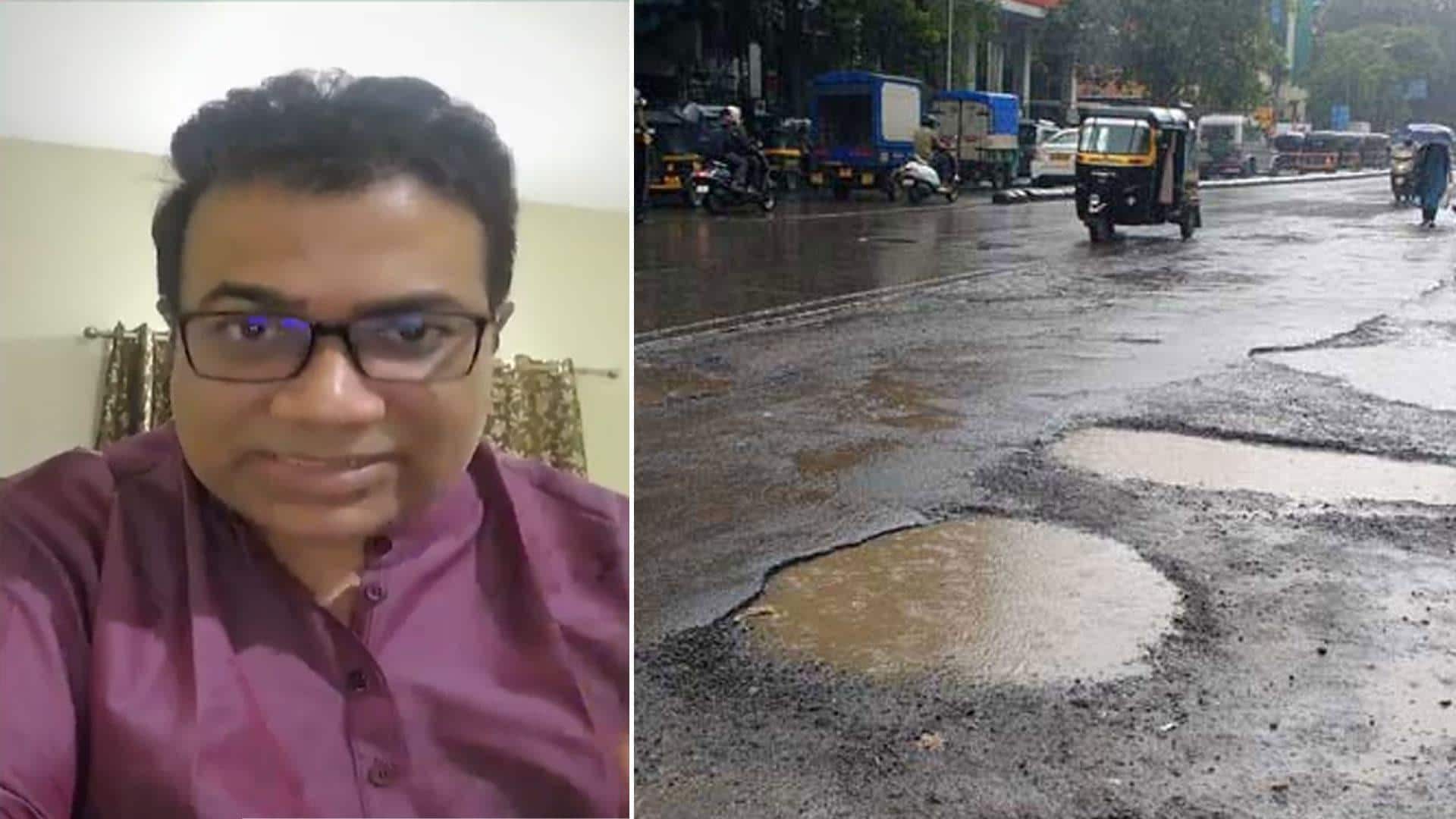 Bengaluru: గుంతలమయంగా బెంగళూరు రోడ్లు.. రూ.50లక్షలు డిమాండ్ చేస్తూ లీగల్ నోటీస్ పంపిన వ్యక్తి Bengaluru: గుంతలమయంగా బెంగళూరు రోడ్లు.. రూ.50లక్షలు డిమాండ్ చేస్తూ లీగల్ నోటీస్ పంపిన వ్యక్తి