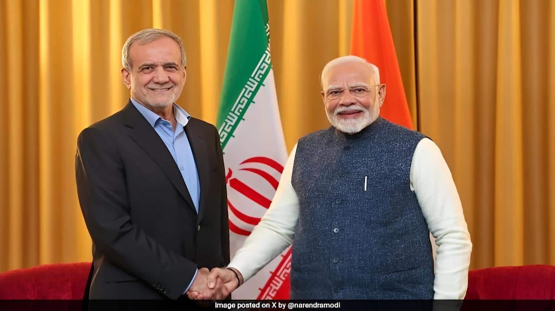 Modi-Masoud Pezeshkian: మోదీతో పెజెష్కియన్ భేటీ.. ద్వైపాక్షిక సహకారంపై కీలక చర్చ