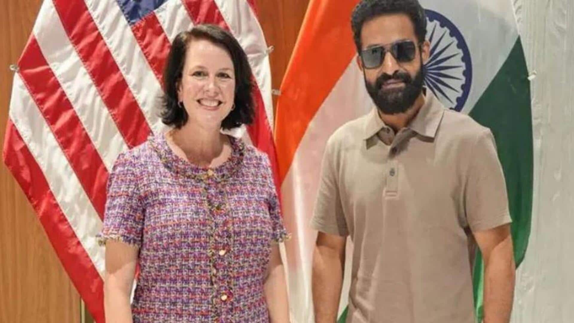 NTR: యూఎస్ కాన్సులేట్‌లో మెరిసిన ఎన్టీఆర్.. ప్రశాంత్ నీల్ సినిమా కోసమేనా?