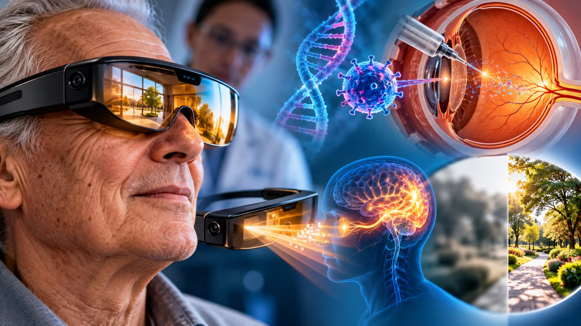 Gene Therapy: చూపు కోల్పోయిన వారికి కొత్త ఆశ.. కంటికి ప్రత్యేక గాగుల్స్‌.. జీన్‌ థెరపీతో చూపు మెరుగుదల.. !