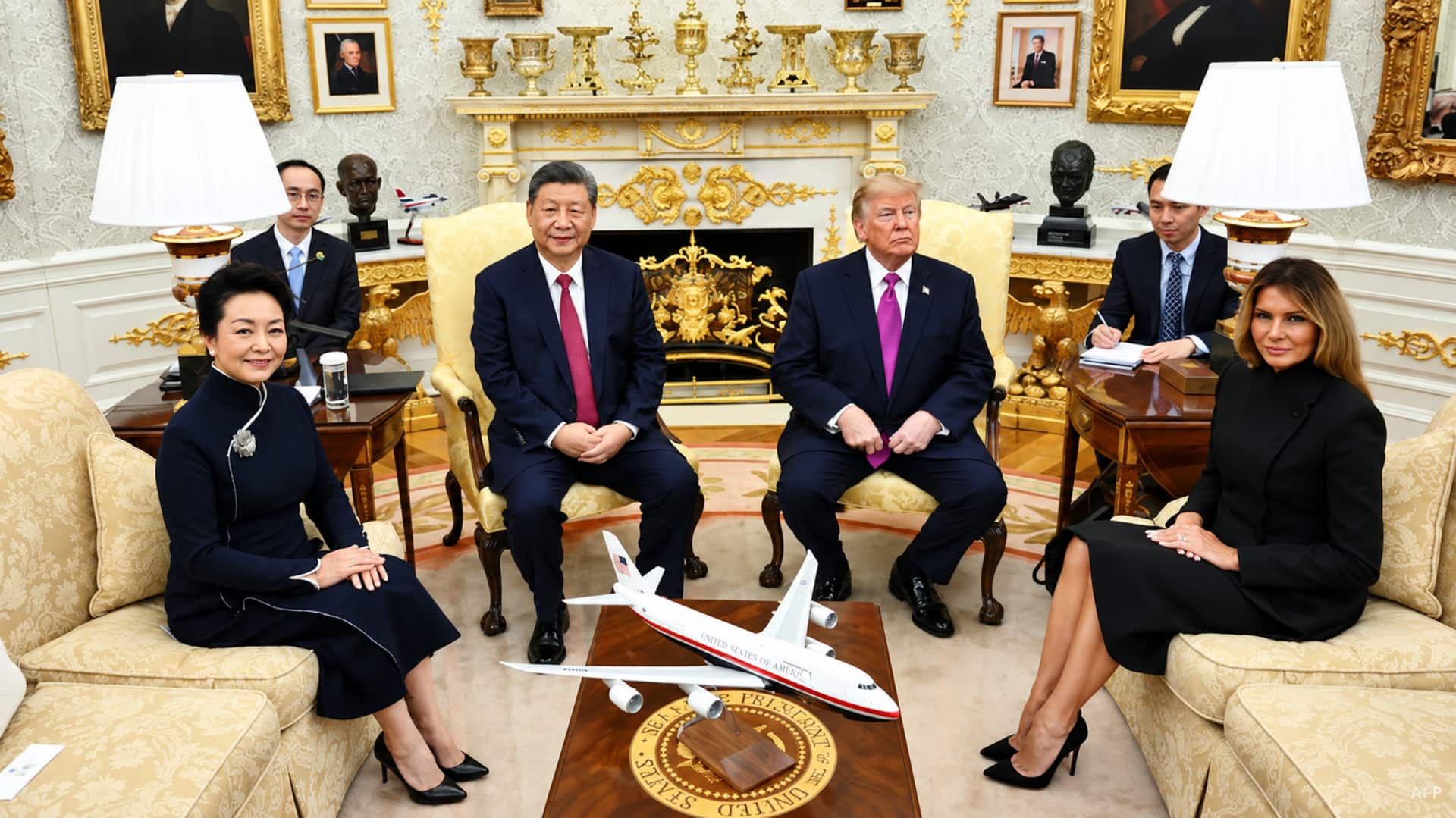 Trump, Xi: 'ఏఐ మానవ నియంత్రణలోనే ఉండాలి'.. ఆ బాధ్యత అమెరికా,చైనాలదే.. వైట్‌హౌస్‌లో షీ జిన్‌పింగ్