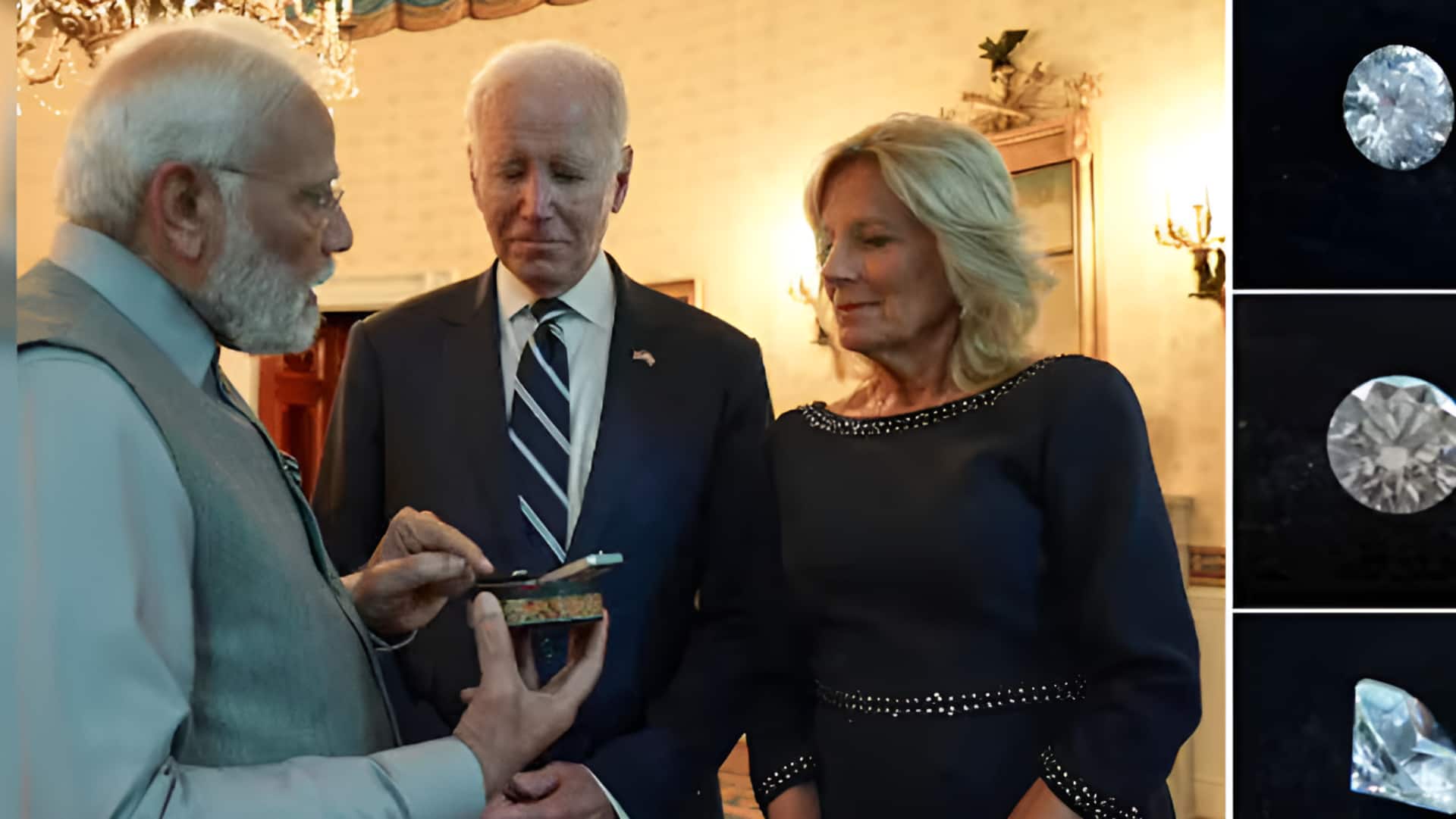 Jill Biden: మోదీ బహూకరించిన వజ్రంపై మనసుపడ్డ జిల్‌ బైడెన్‌..!