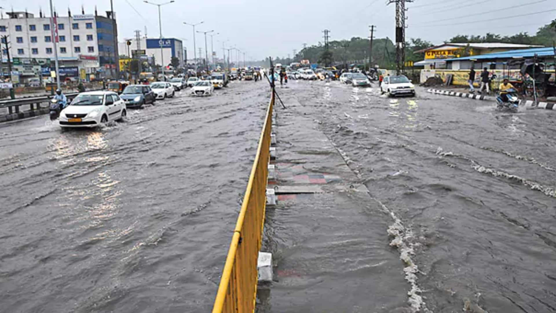Heavy rains: హైదరాబాద్ లో భారీ వర్షం.. రంగారెడ్డి జిల్లా యాచారంలో 17.9,మెదక్‌ జిల్లా కేంద్రంలో 17.8 సెం.మీ.