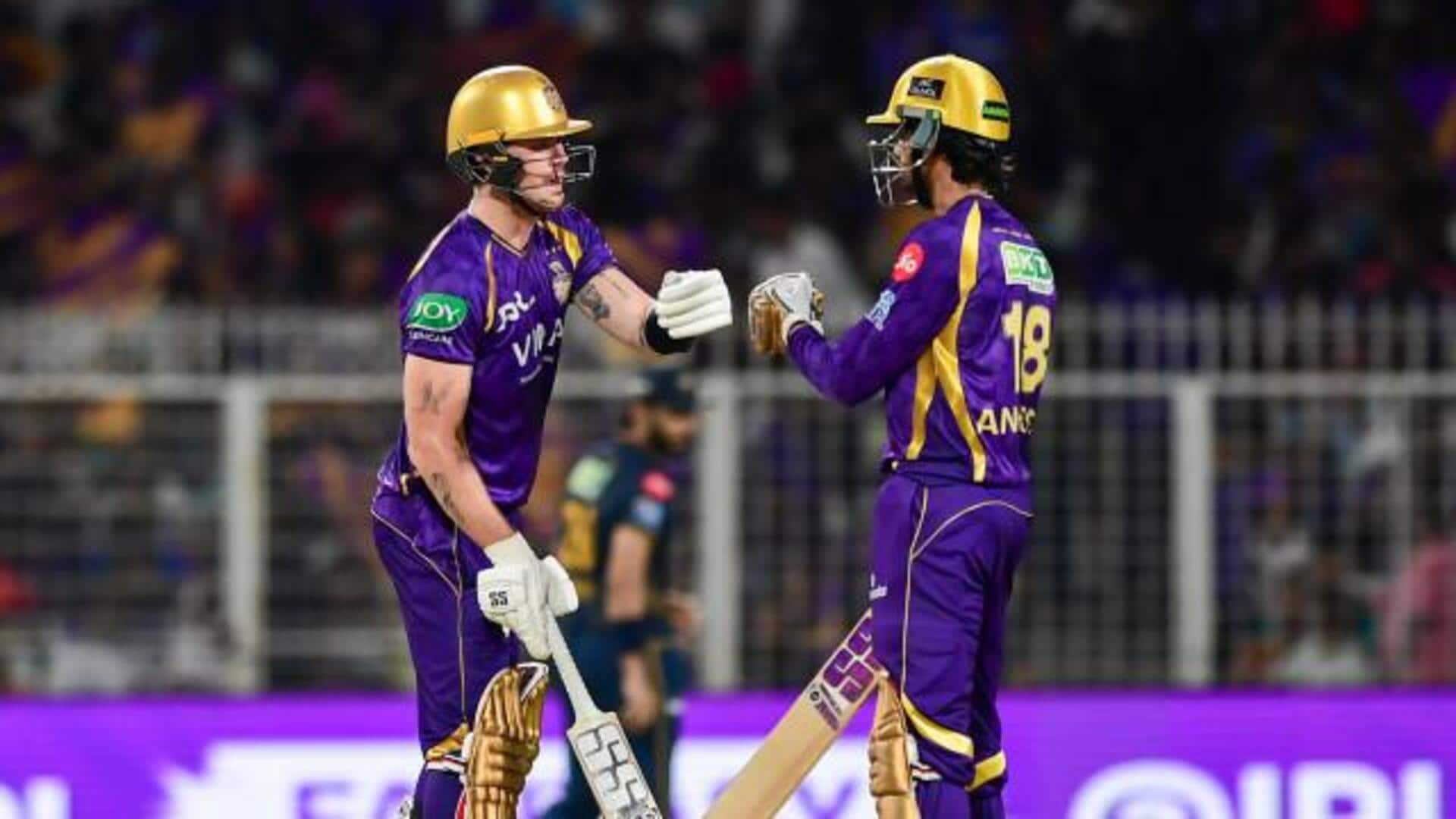 IPL 2026: కేకేఆర్ బ్యాటర్ల సిక్సర్ల వర్షం... గుజరాత్ ముందు భారీ టార్గెట్