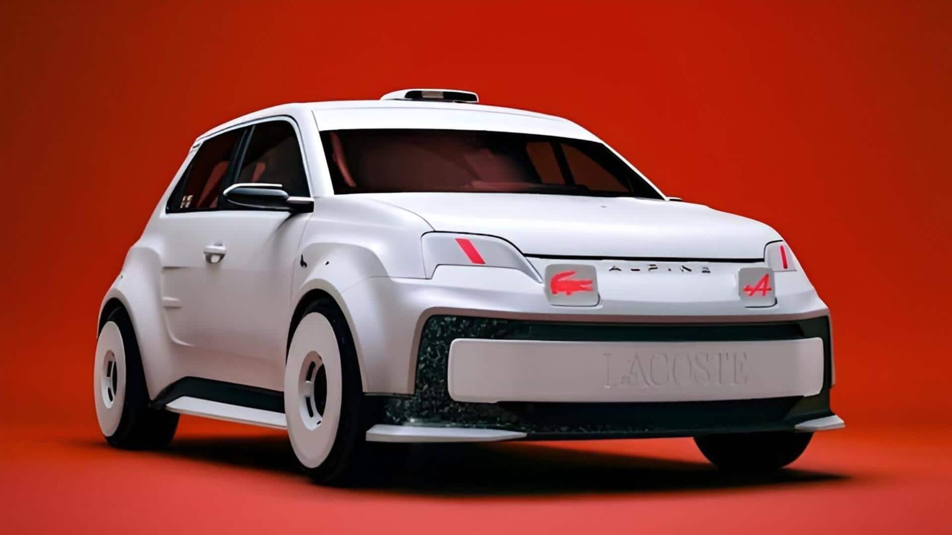 Alpine's Crocodile-Themed A290 EV: ఆల్పైన్-లాకోస్ట్ కొత్త కాన్సెప్ట్ కారు డిజైన్ వైరల్