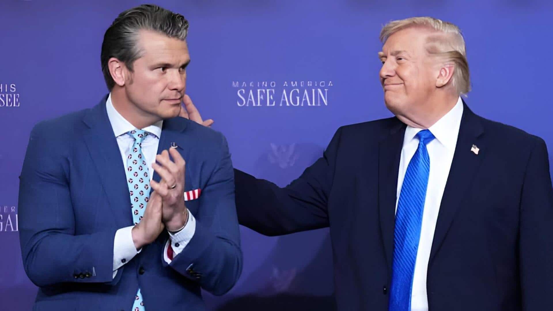 Donald Trump: 'నువ్వే కదా యుద్ధంచేద్దాం అన్నావు'.. రక్షణ మంత్రిపై ట్రంప్ నిందలు