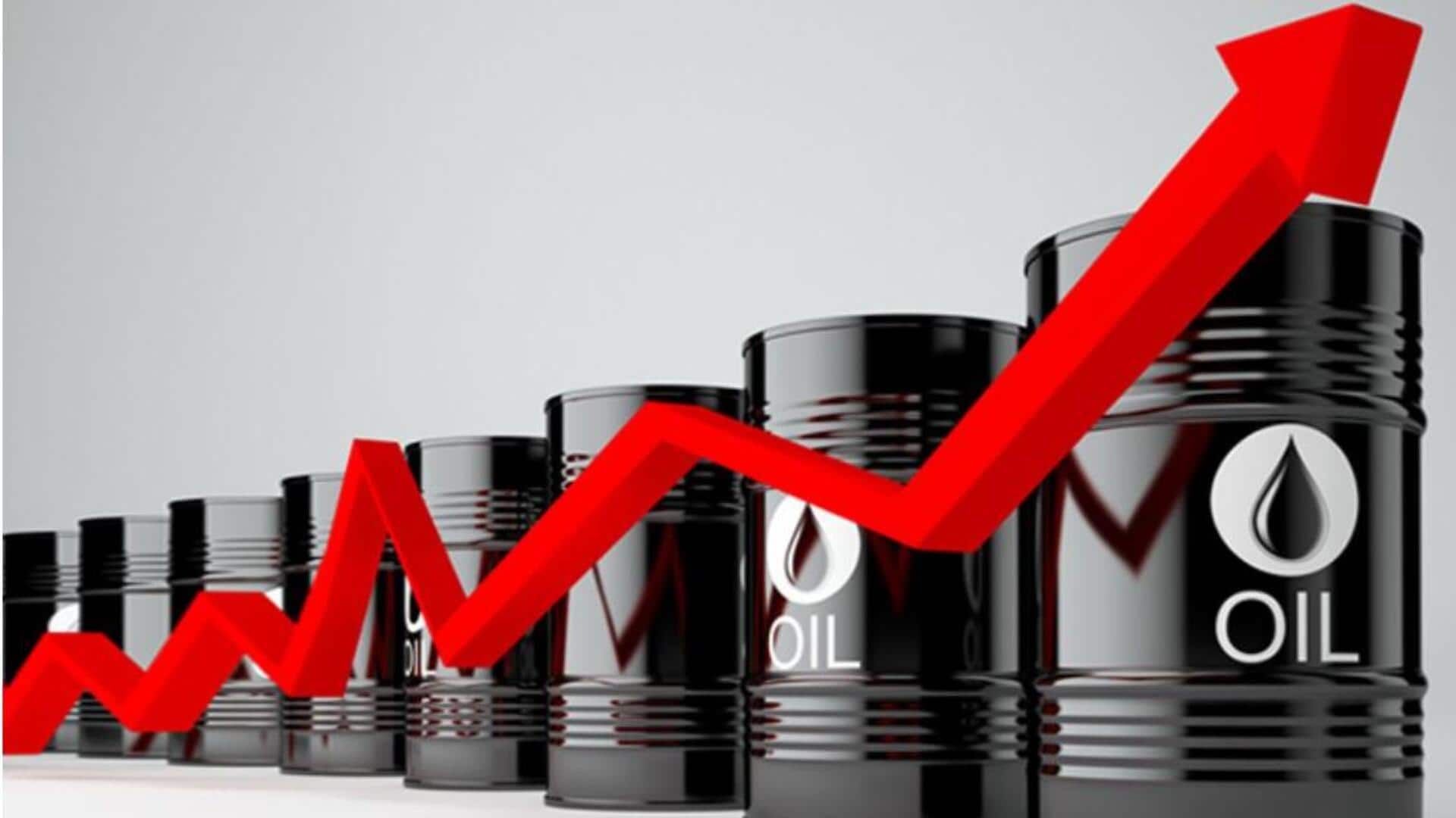 Oil Prices: భగ్గుమన్న చమురు రేట్లు.. ఆసియా మార్కెట్లపై పెరుగుతున్న ఒత్తిడి Oil Prices: భగ్గుమన్న చమురు రేట్లు.. ఆసియా మార్కెట్లపై పెరుగుతున్న ఒత్తిడి