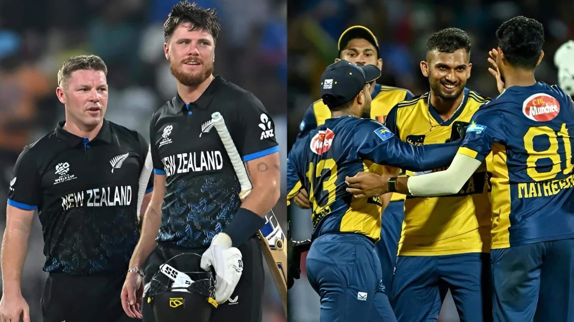 T20 World Cup: సెమీస్‌ కోసం సమరం: శ్రీలంక-న్యూజిలాండ్‌ డూ ఆర్‌ డై పోరు