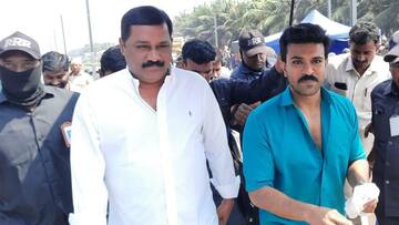 రామ్ చరణ్ 15వ సినిమా: షూటింగ్ సెట్ లోంచి మళ్ళీ లీకైన ఫోటోలు