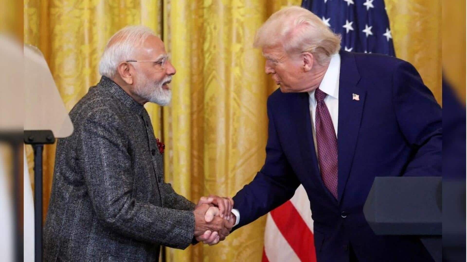 India-US: భారత్తో భారీ వాణిజ్య ఒప్పందం.. హింట్ ఇచ్చిన ట్రంప్ India-US: భారత్తో భారీ వాణిజ్య ఒప్పందం.. హింట్ ఇచ్చిన ట్రంప్
