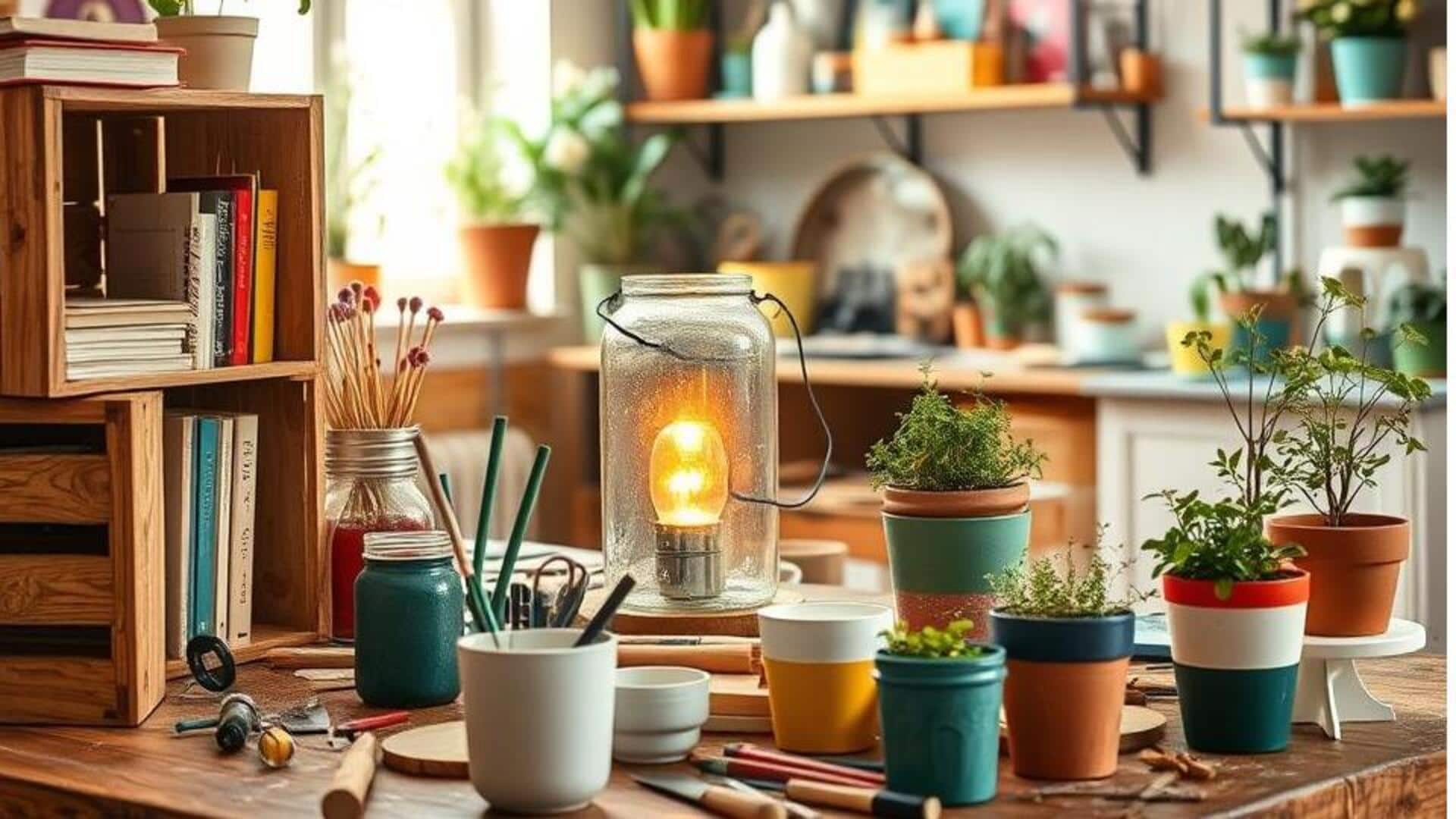 Home Decor: రీసైకిల్ చేసిన వస్తువులతో అందంగా గదులను మార్చేయండిలా..