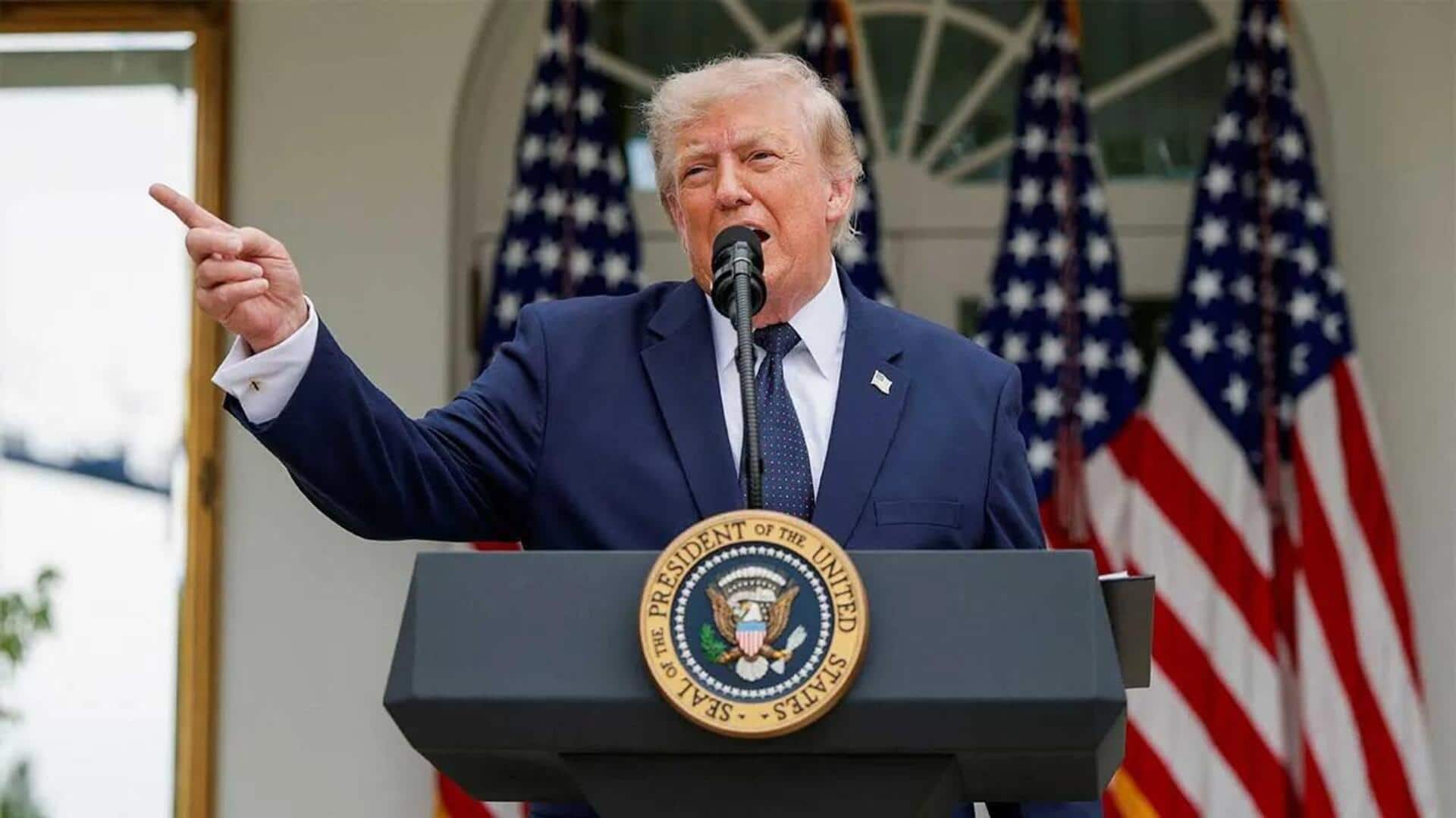 Trump: 'ఒప్పందానికి రండి.. లేకపోతే తీవ్ర చర్యలు తప్పవు'.. ఇరాన్‌కు ట్రంప్ హెచ్చరిక