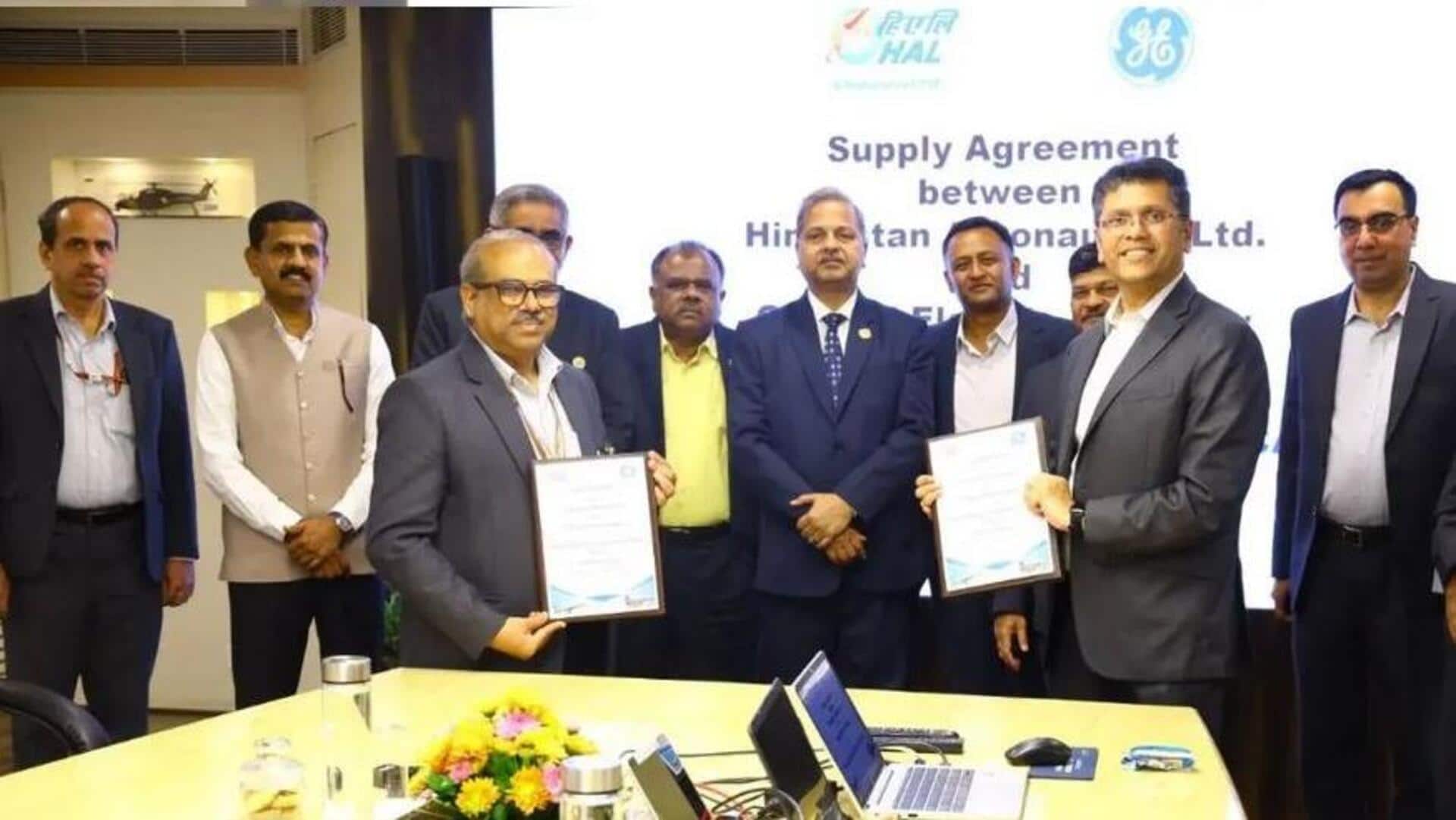 HAL: 'తేజస్‌' జెట్లకు ఇంధనం అందించబోతున్న GE.. 113 ఇంజన్ల ఒప్పందంపై హెచ్‌ఏఎల్‌ సంతకం!