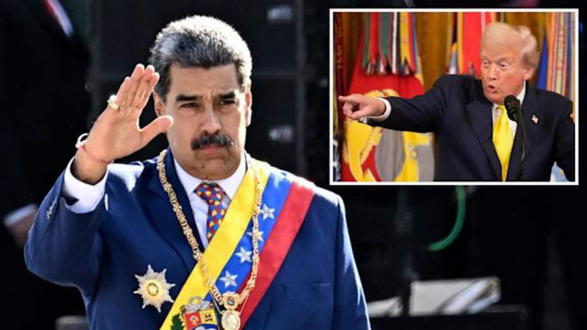 Venezuela: వెనిజులా అధ్యక్షుడిపై బహుమతిని 50 మిలియన్ డాలర్లకు పెంచిన  అమెరికా 
