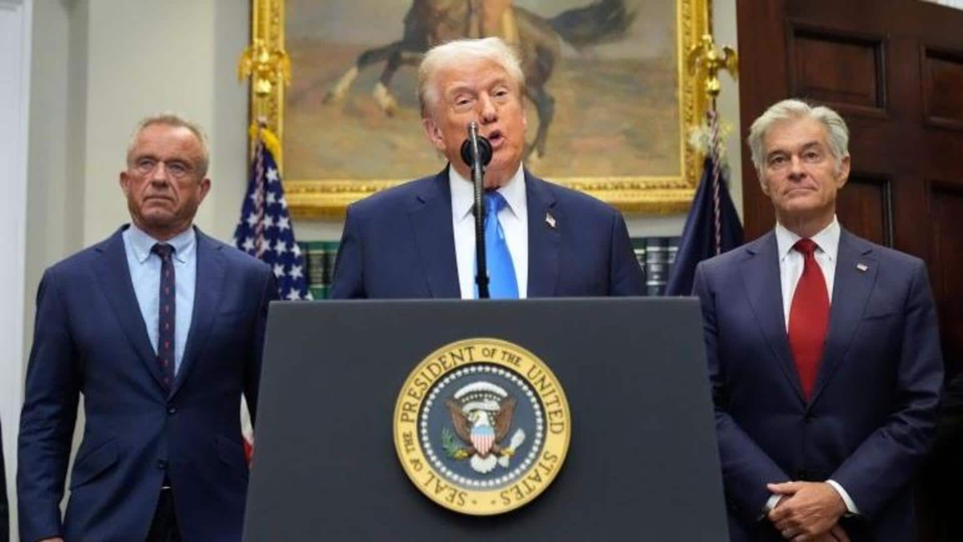 Trump health advice: గ‌ర్భిణీ స్త్రీలు ఆ మాత్రలకు దూరంగా ఉండండి.. డోనాల్డ్ ట్రంప్ హెచ్చరిక..