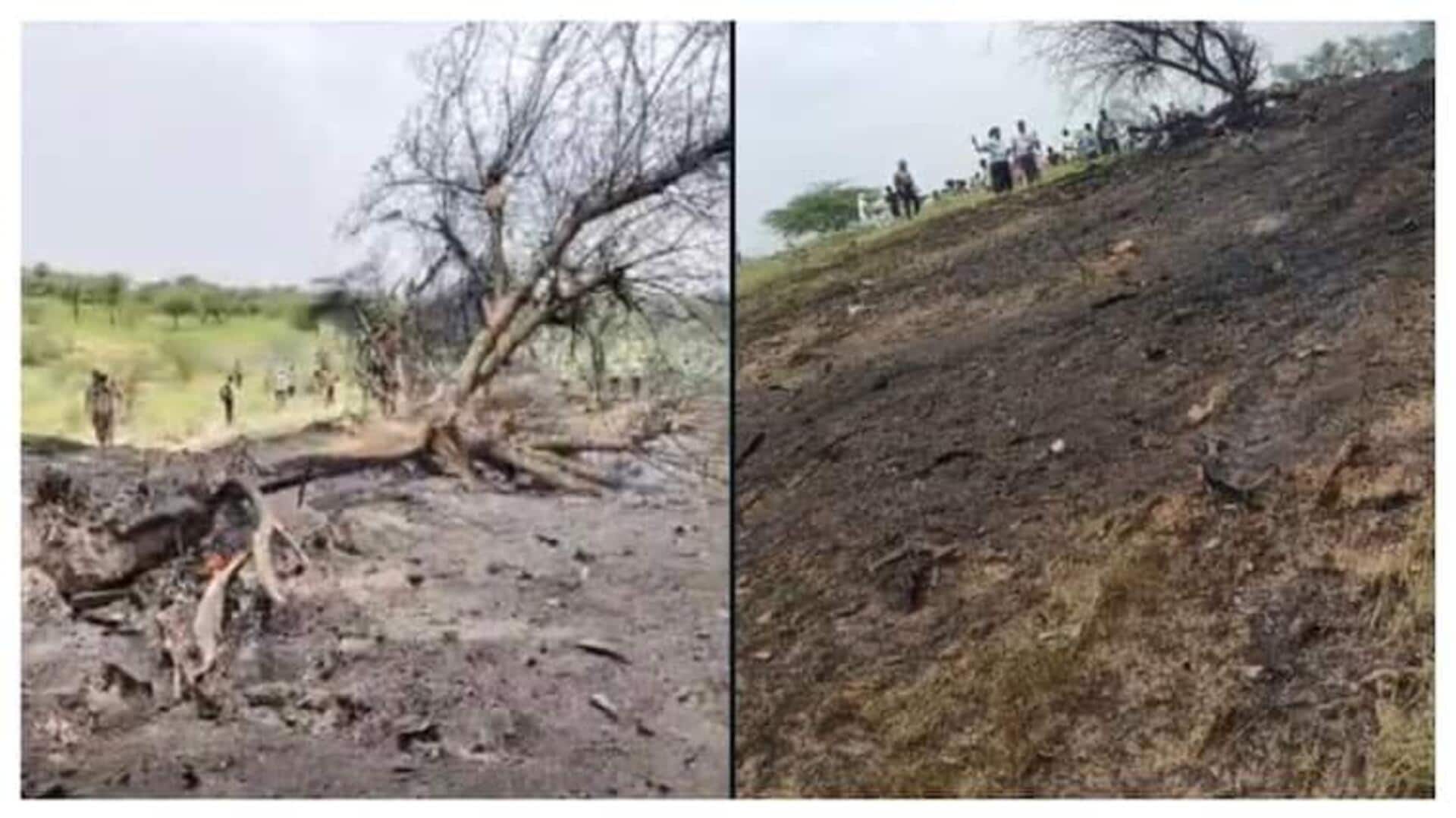 Rajasthan: రాజస్థాన్లో కూలిన ఫైటర్ జెట్.. పైలట్ మృతి, ఇద్దరు సిబ్బందికి గాయాలు Rajasthan: రాజస్థాన్లో కూలిన ఫైటర్ జెట్.. పైలట్ మృతి, ఇద్దరు సిబ్బందికి గాయాలు