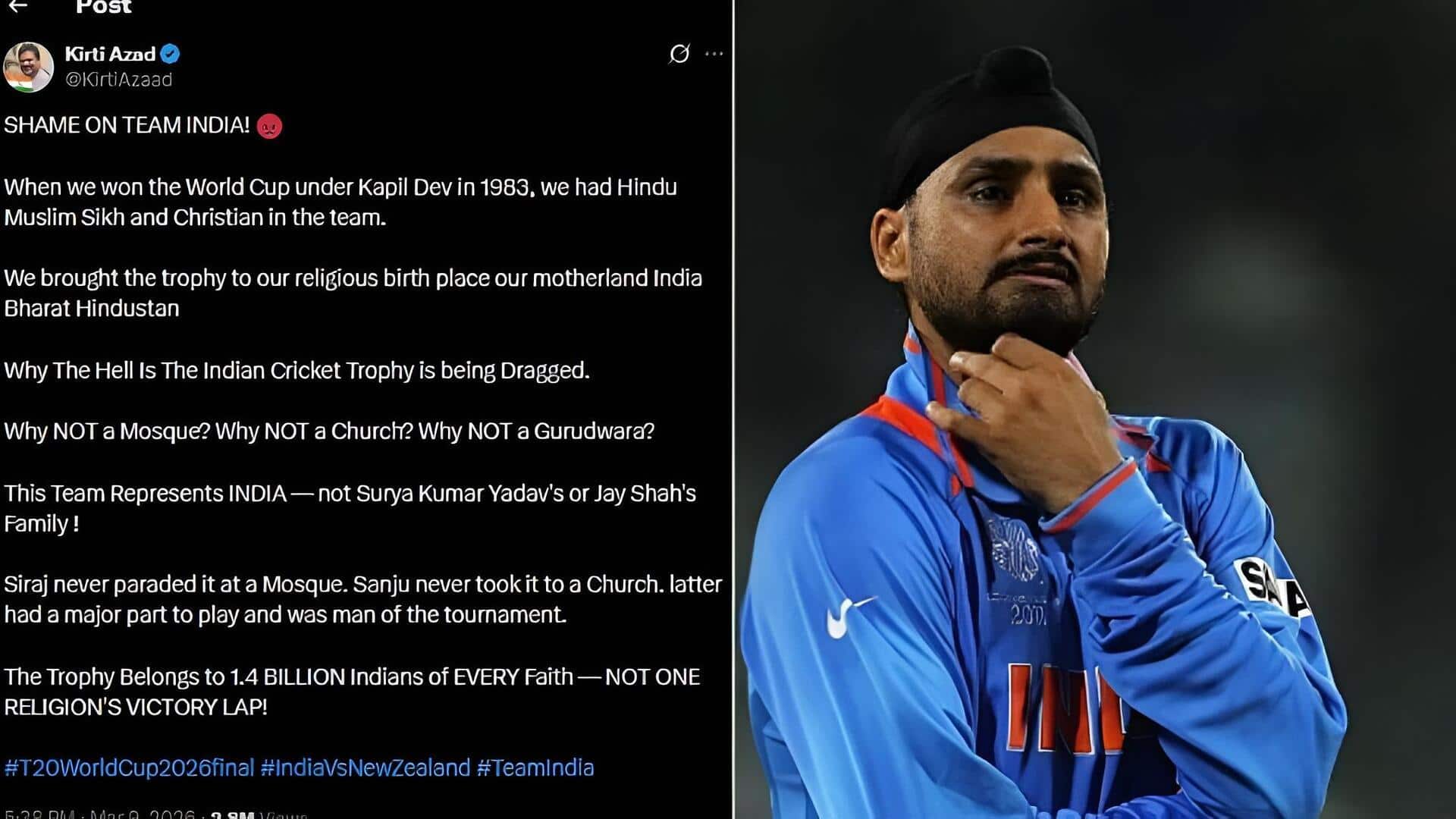 Harbhajan Singh : టీమిండియా ఆలయ సందర్శన వివాదం.. దిమ్మతిరిగే సమాధానం ఇచ్చిన‌ హర్భజన్ సింగ్