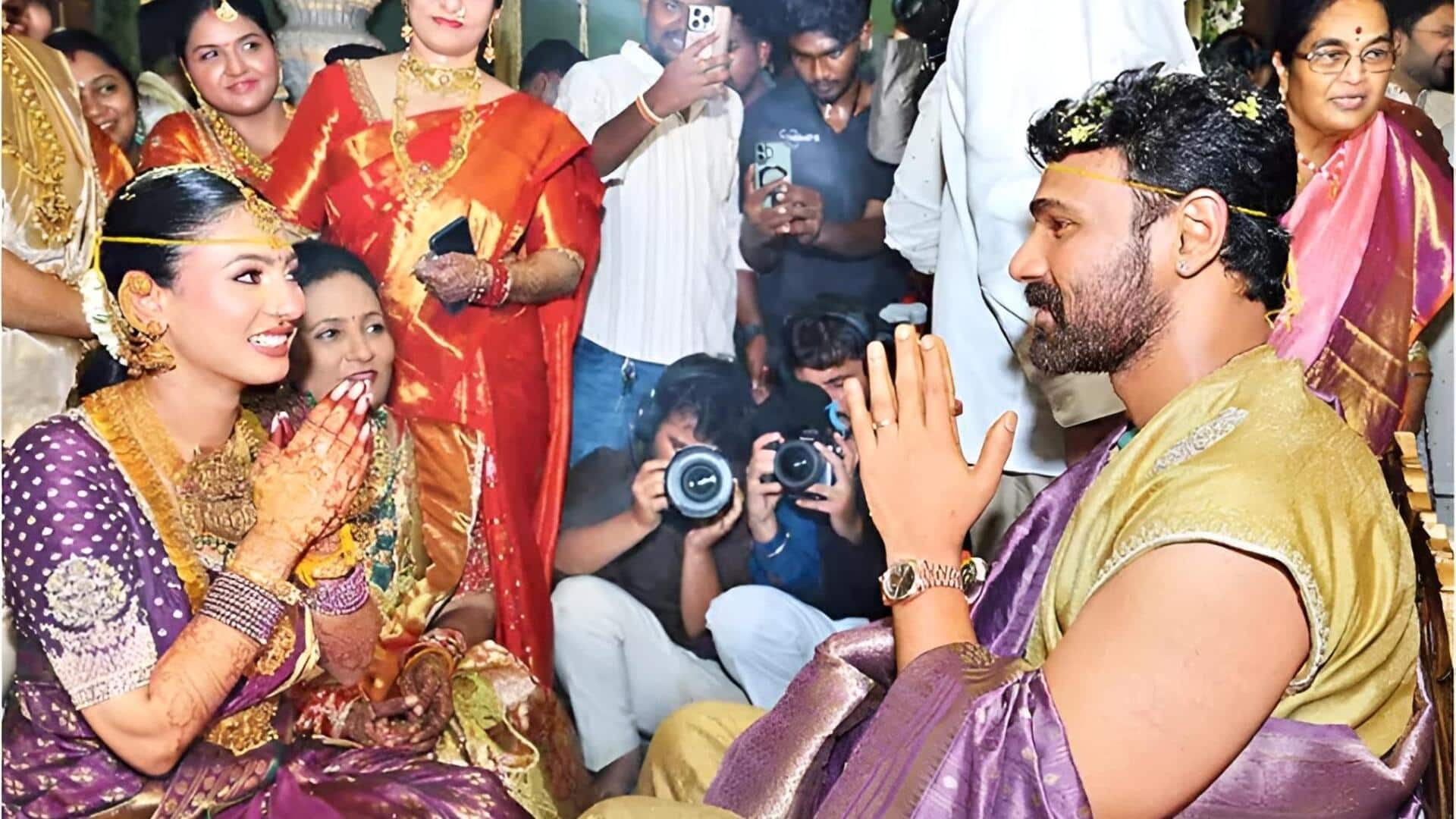 Sai Srinivas : తిరుమలలో ఘనంగా బెల్లంకొండ సాయి శ్రీనివాస్ వివాహం.. కావ్య రెడ్డితో ఏడు అడుగులు..!