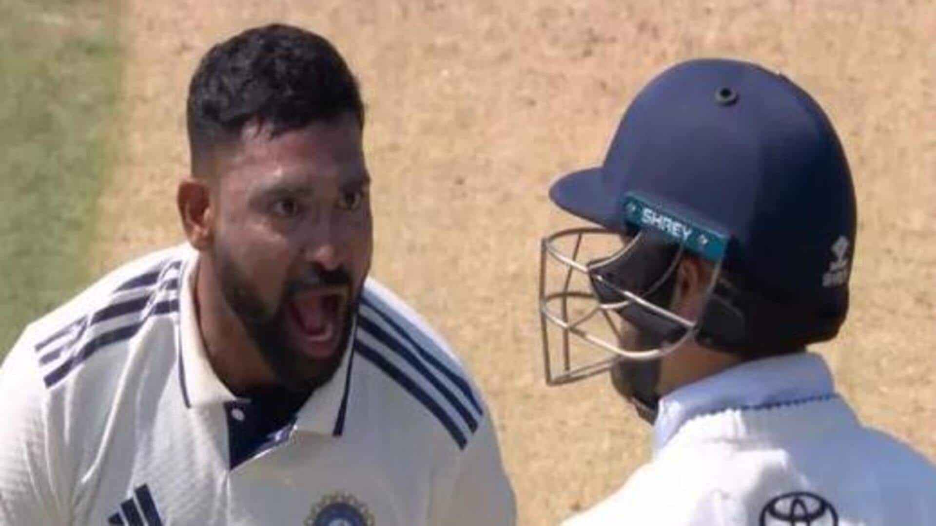 ENG vs IND : లార్డ్స్లో దూకుడుగా ప్రవర్తించిన సిరాజ్.. భారీ షాకిచ్చిన ఐసీసీ! ENG vs IND : లార్డ్స్లో దూకుడుగా ప్రవర్తించిన సిరాజ్.. భారీ షాకిచ్చిన ఐసీసీ!